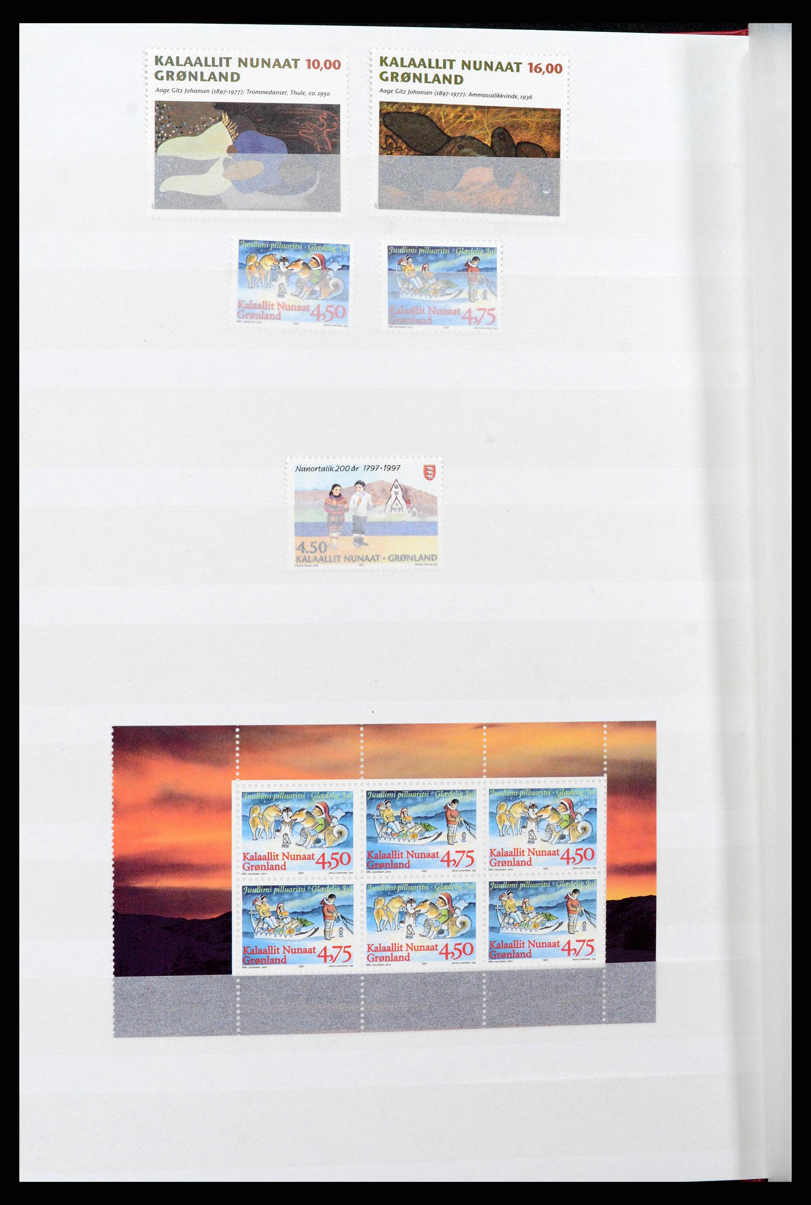 38851 0012 - Stamp collection 38851 Greenland 1991-2014.