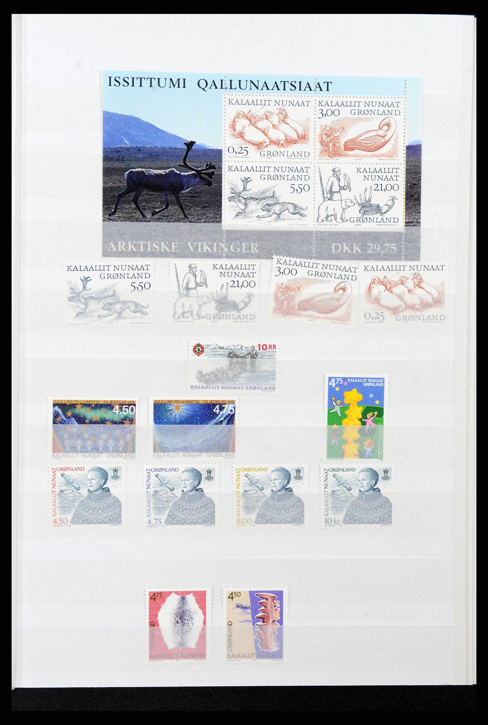 38851 0017 - Stamp collection 38851 Greenland 1991-2014.