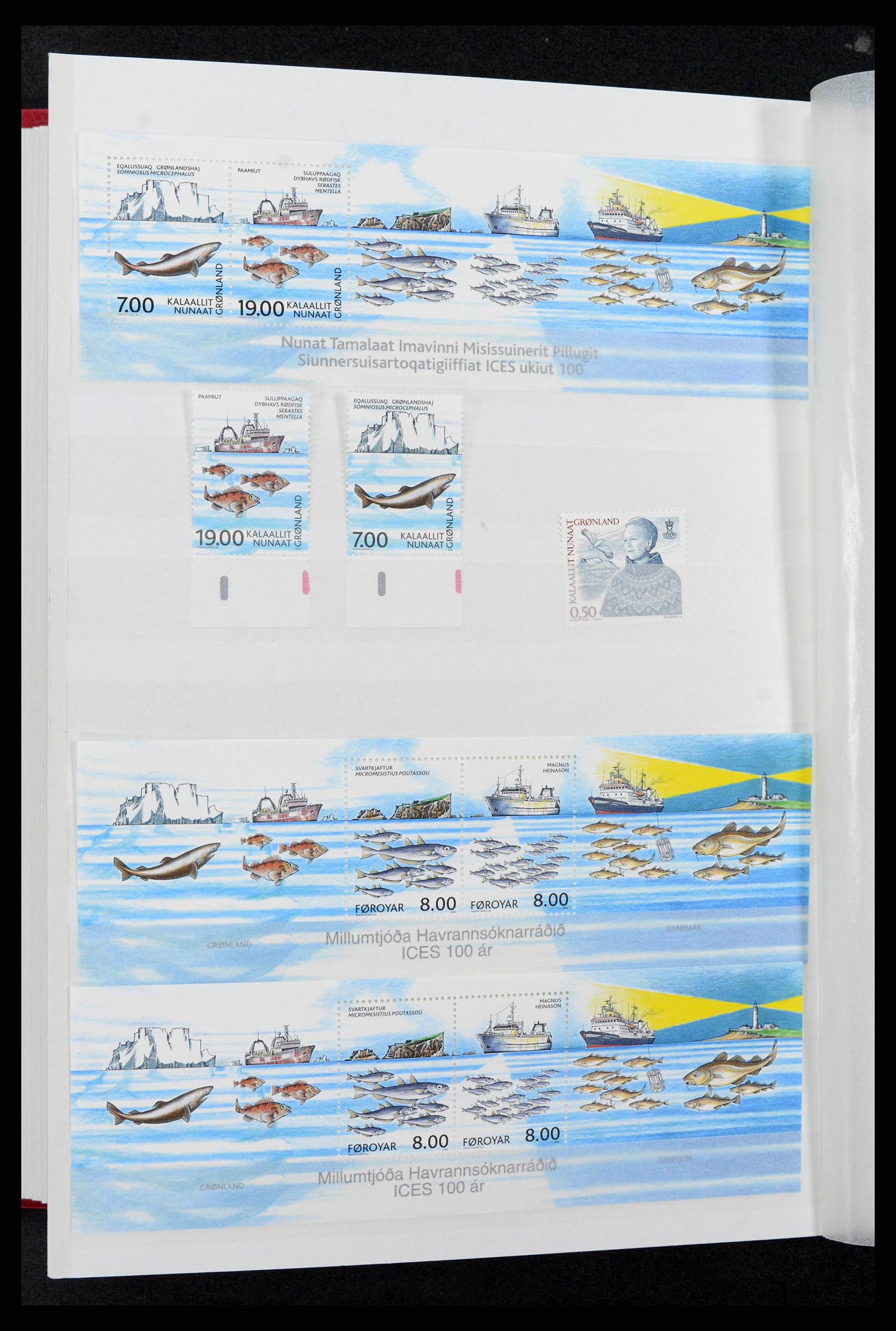 38851 0022 - Postzegelverzameling 38851 Groenland 1991-2014.