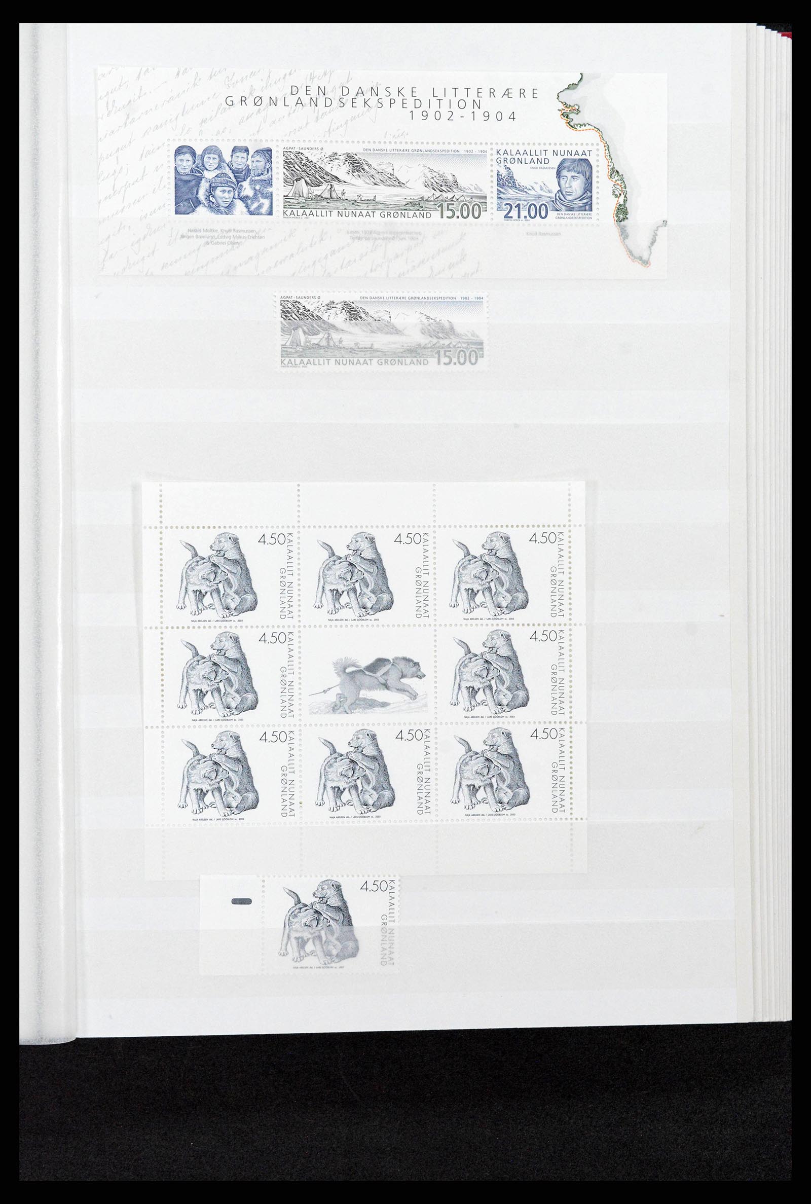 38851 0023 - Postzegelverzameling 38851 Groenland 1991-2014.