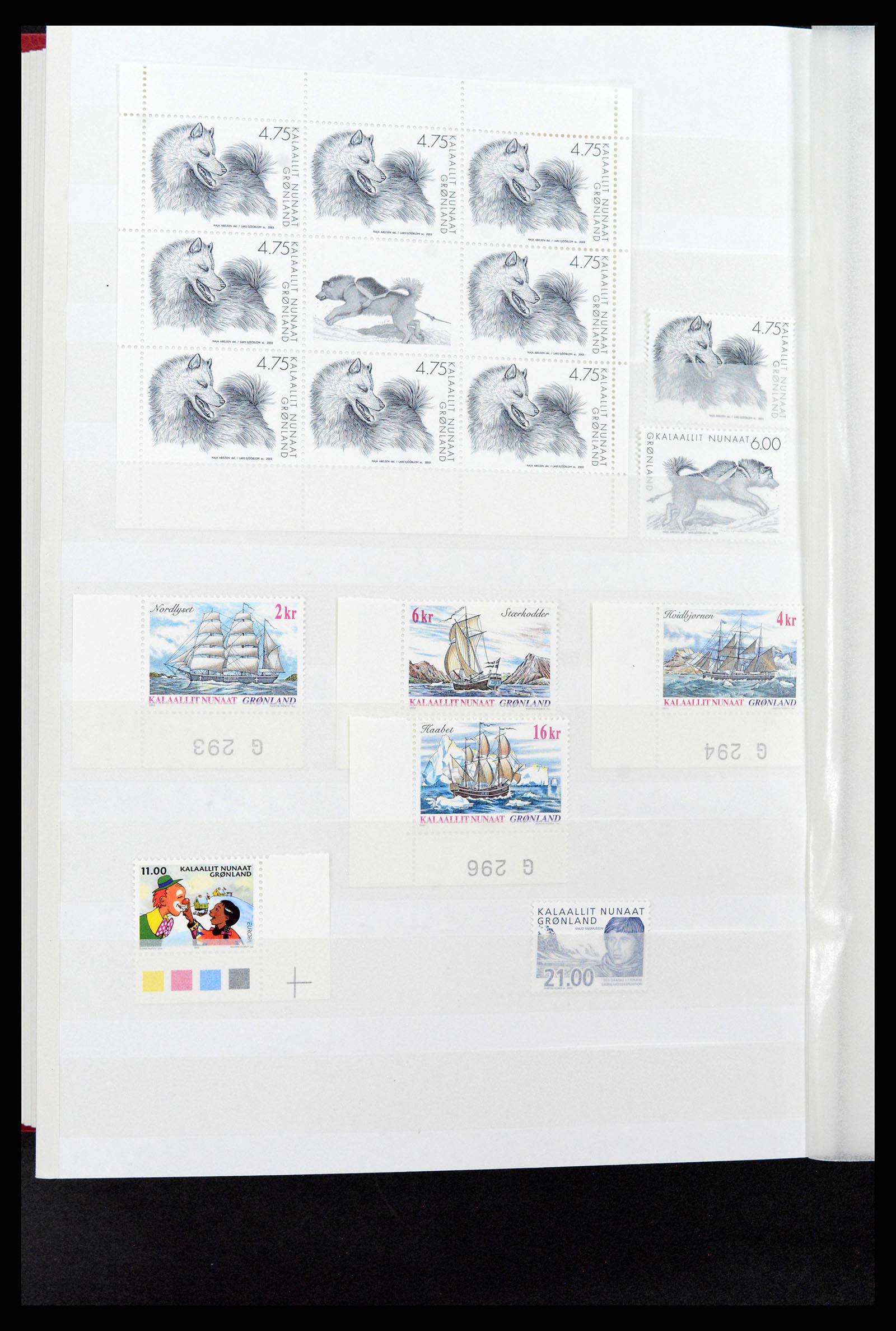 38851 0024 - Stamp collection 38851 Greenland 1991-2014.