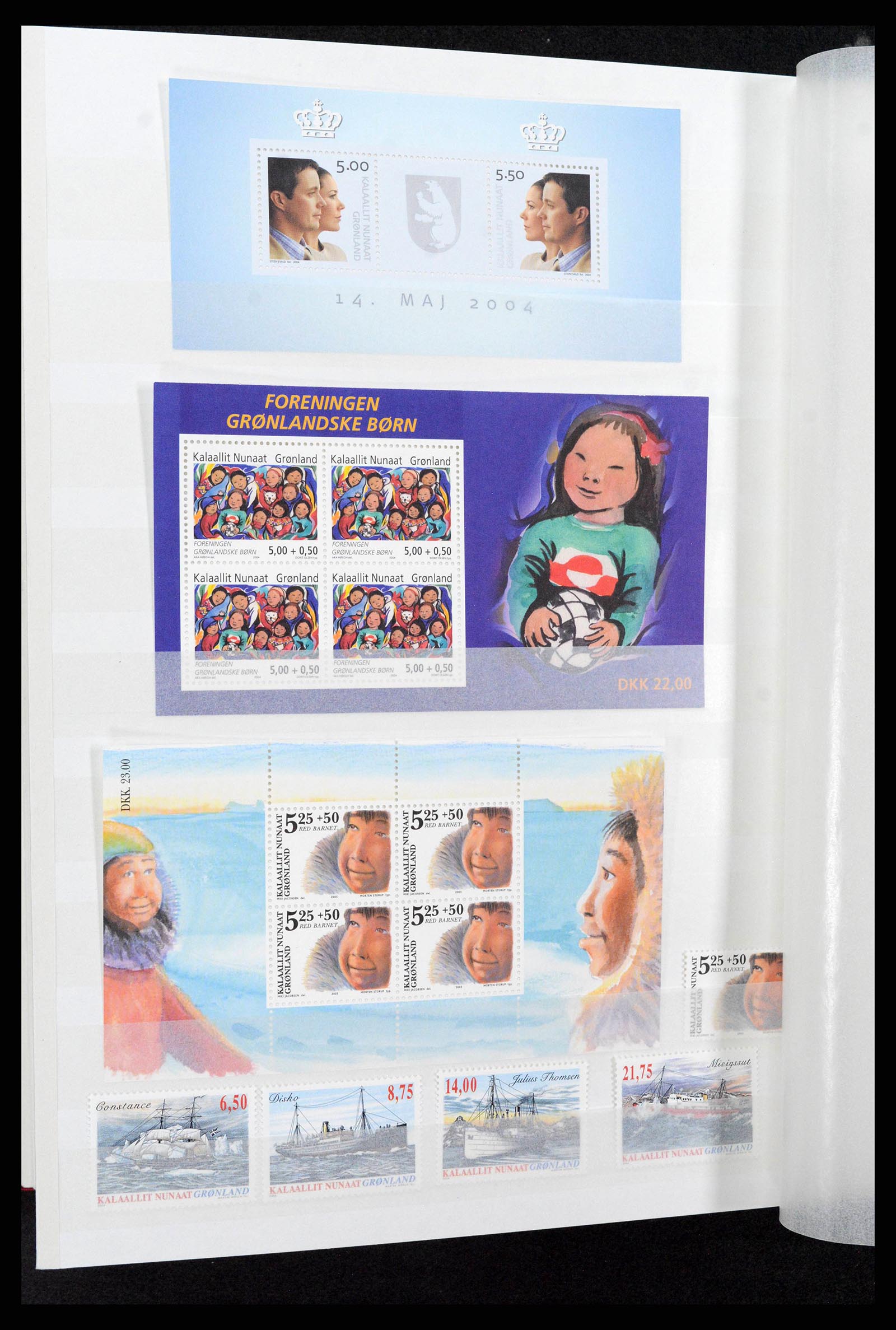 38851 0028 - Postzegelverzameling 38851 Groenland 1991-2014.