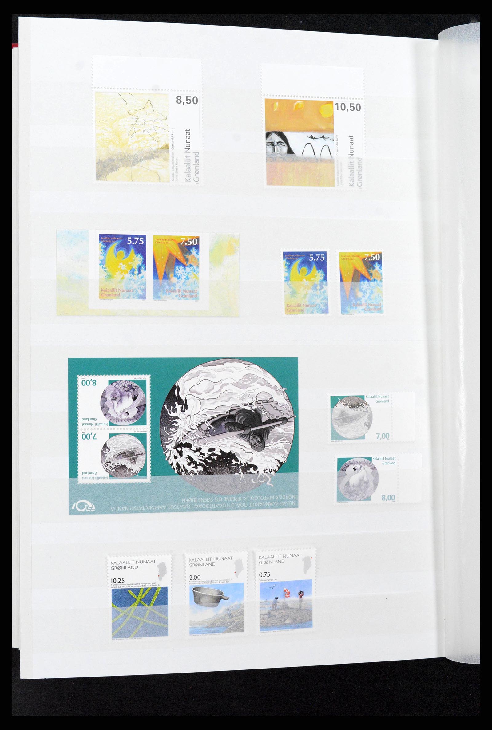 38851 0038 - Postzegelverzameling 38851 Groenland 1991-2014.