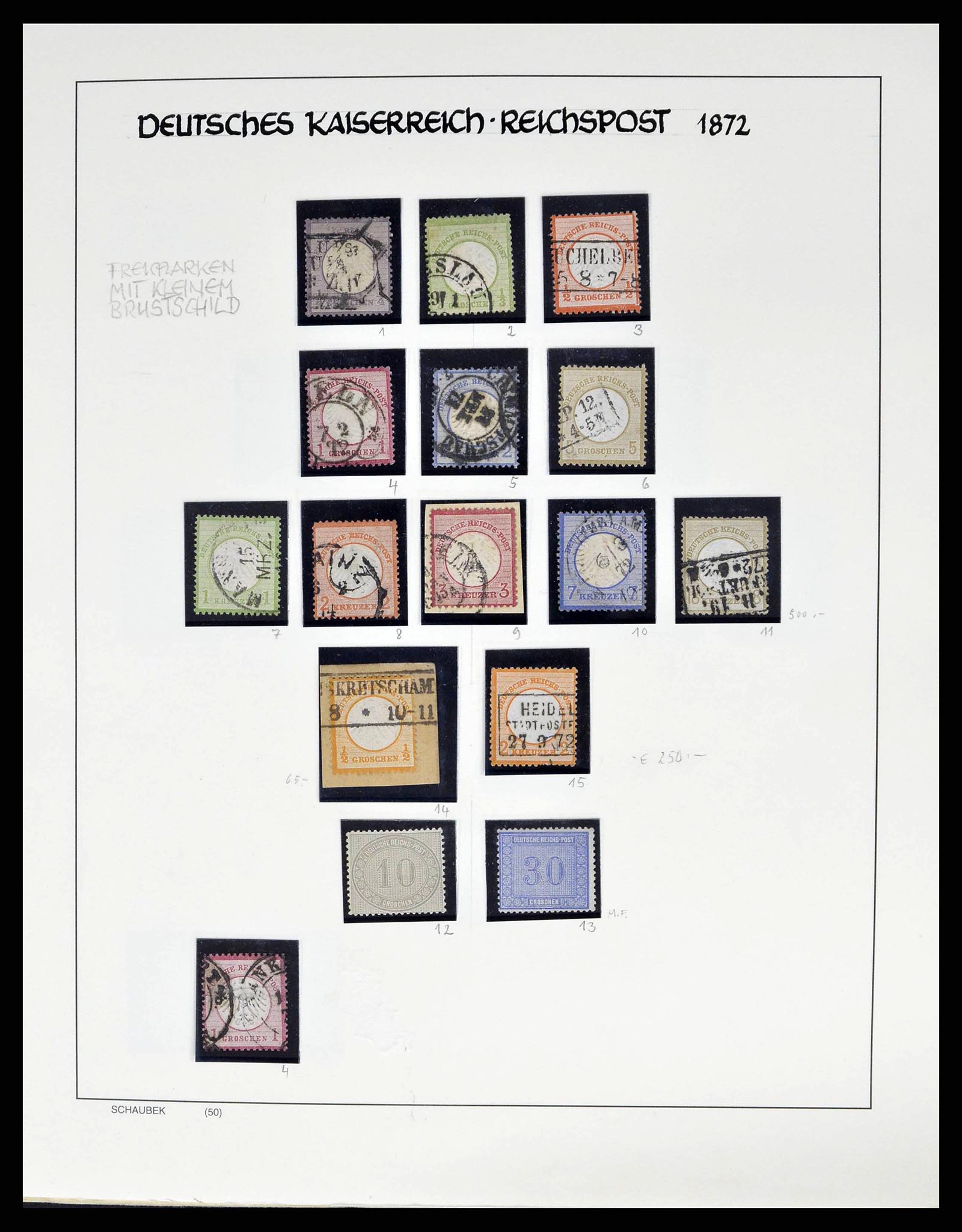 38852 0001 - Postzegelverzameling 38852 Duitse Rijk 1872-1945.