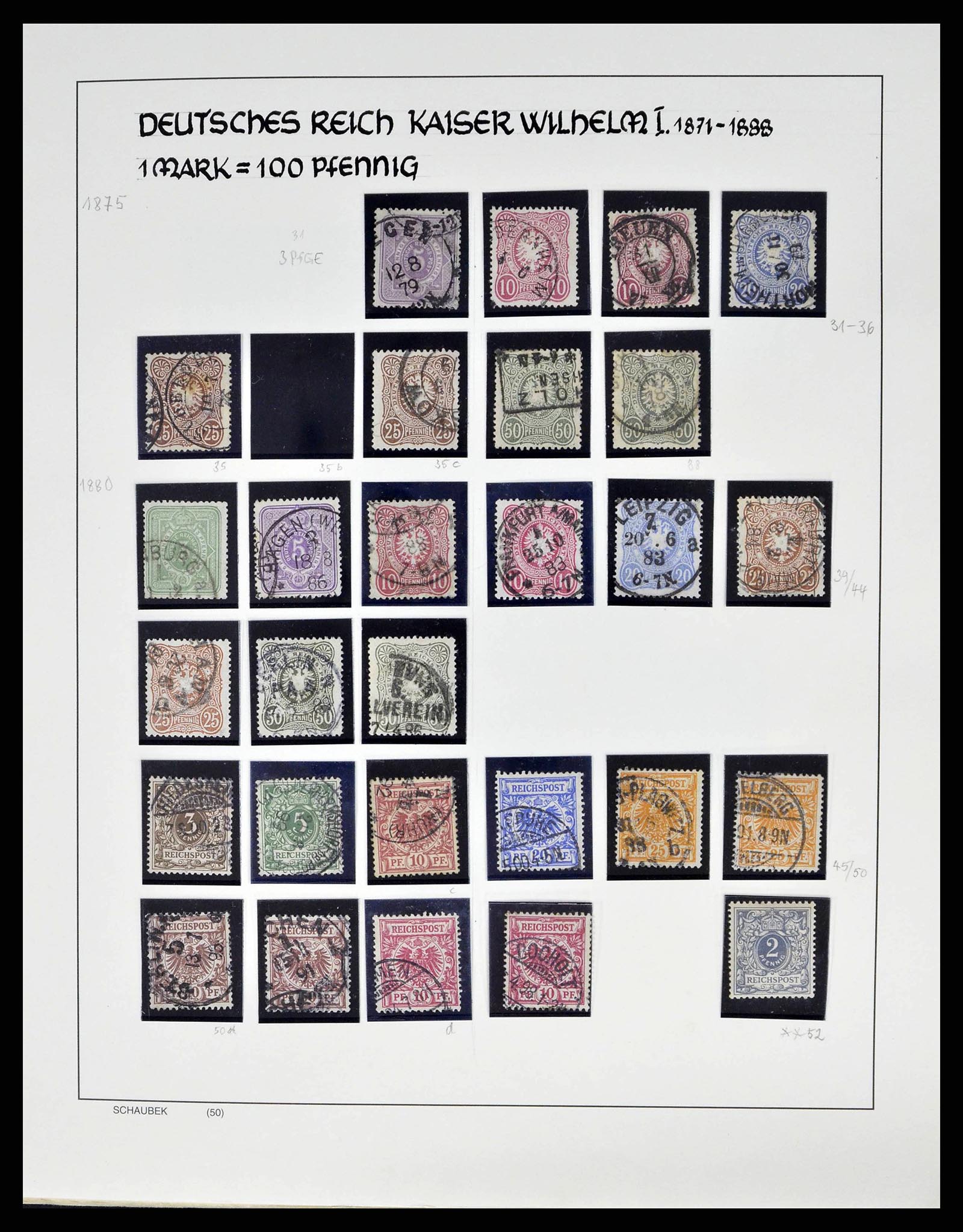 38852 0003 - Postzegelverzameling 38852 Duitse Rijk 1872-1945.