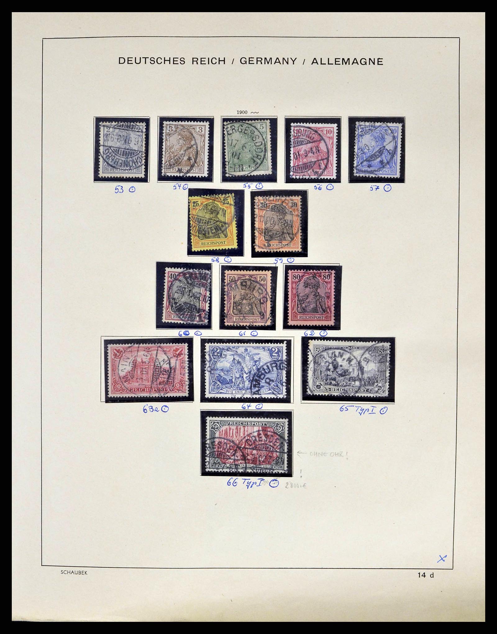 38852 0004 - Postzegelverzameling 38852 Duitse Rijk 1872-1945.