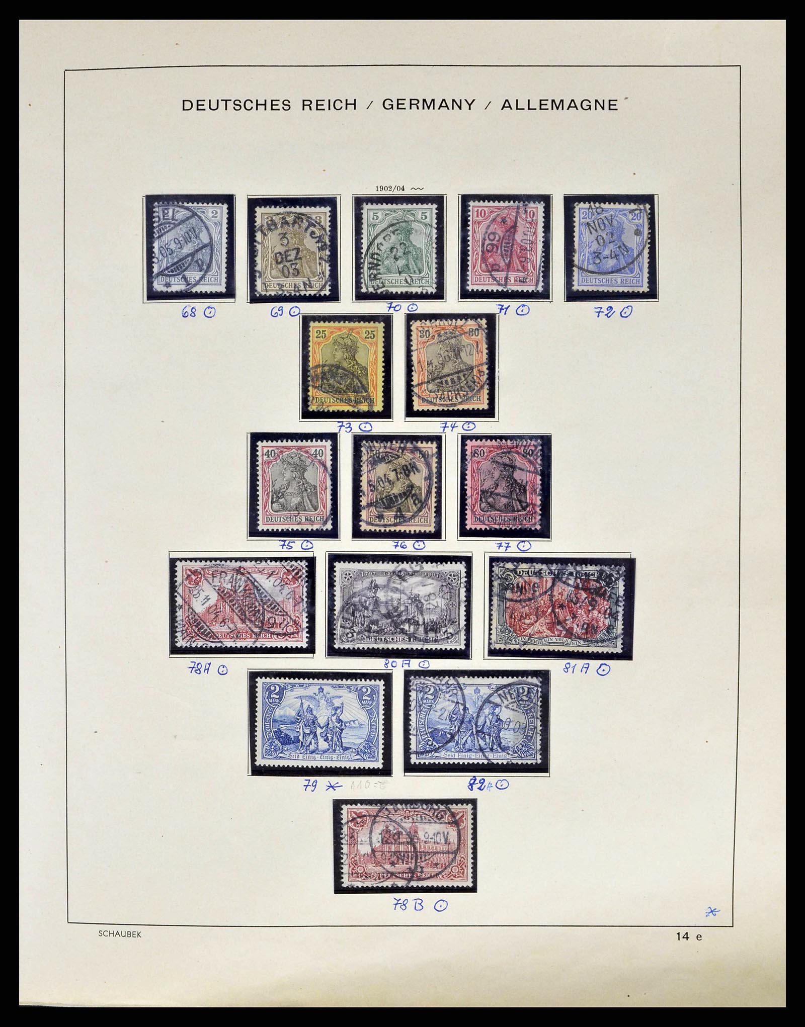 38852 0005 - Postzegelverzameling 38852 Duitse Rijk 1872-1945.