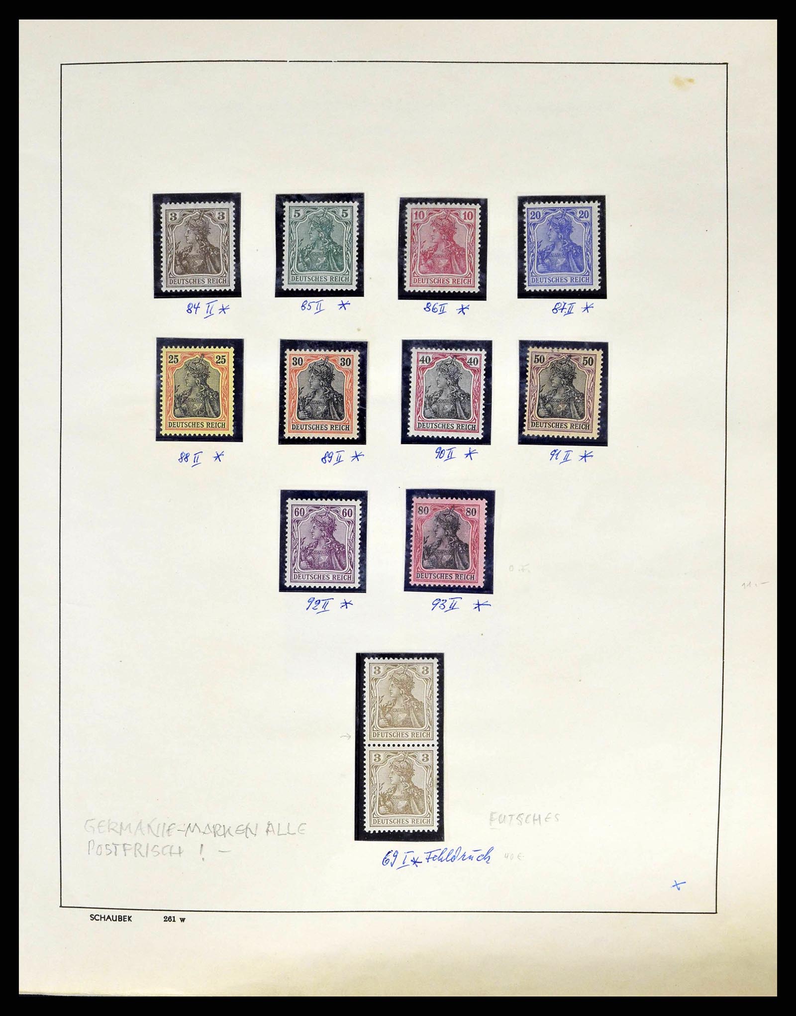 38852 0007 - Postzegelverzameling 38852 Duitse Rijk 1872-1945.