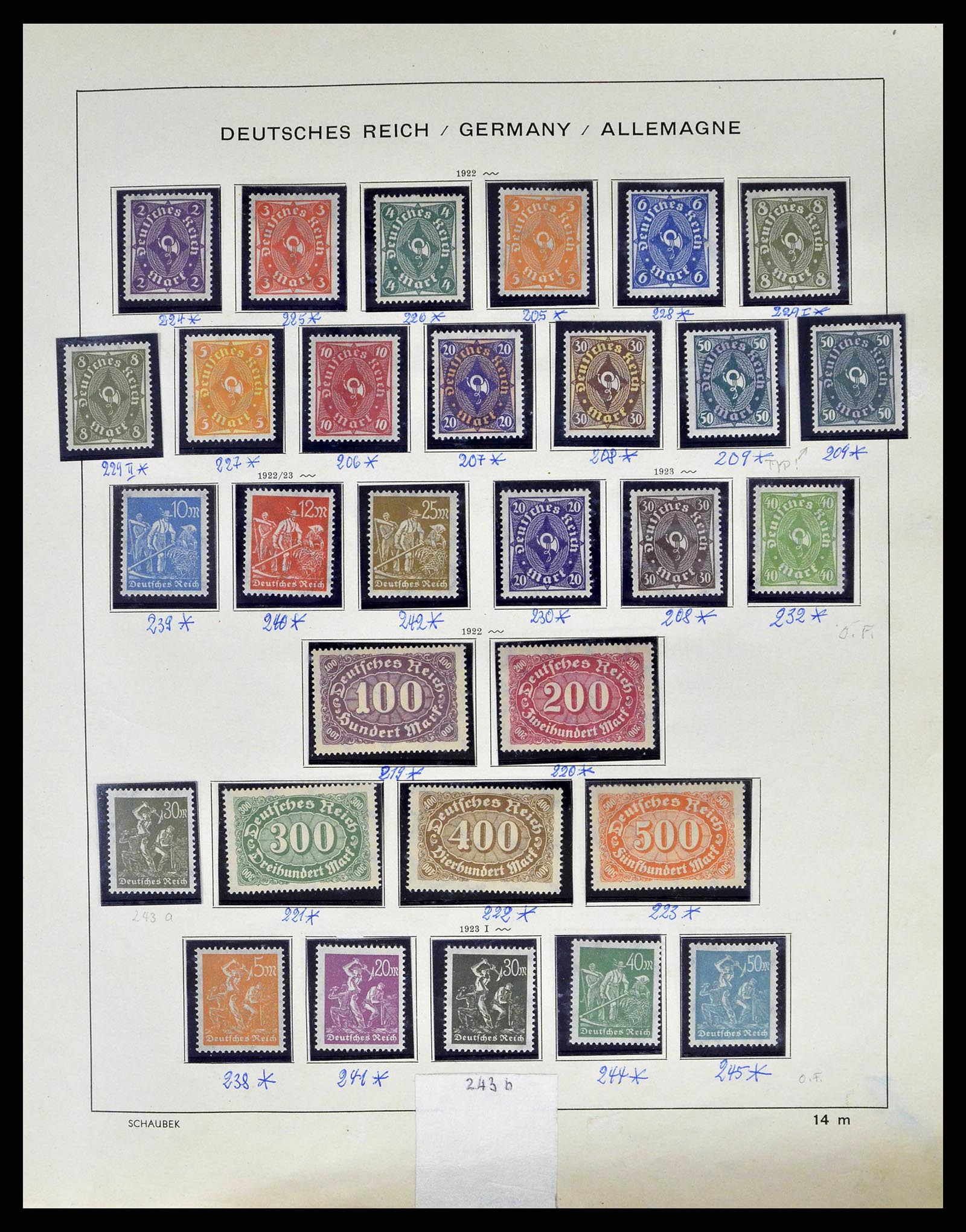 38852 0015 - Postzegelverzameling 38852 Duitse Rijk 1872-1945.