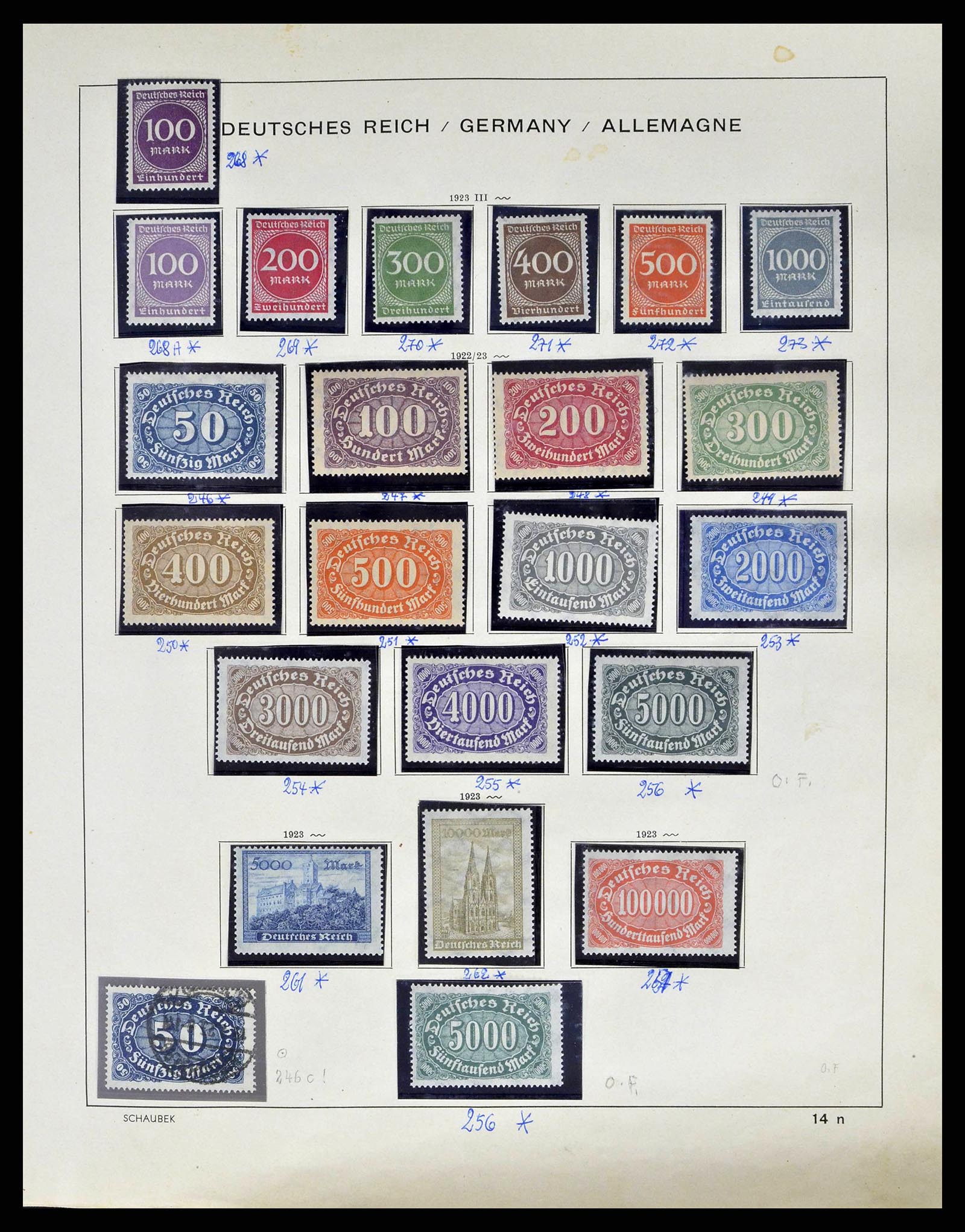 38852 0016 - Stamp collection 38852 German Reich 1872-1945.