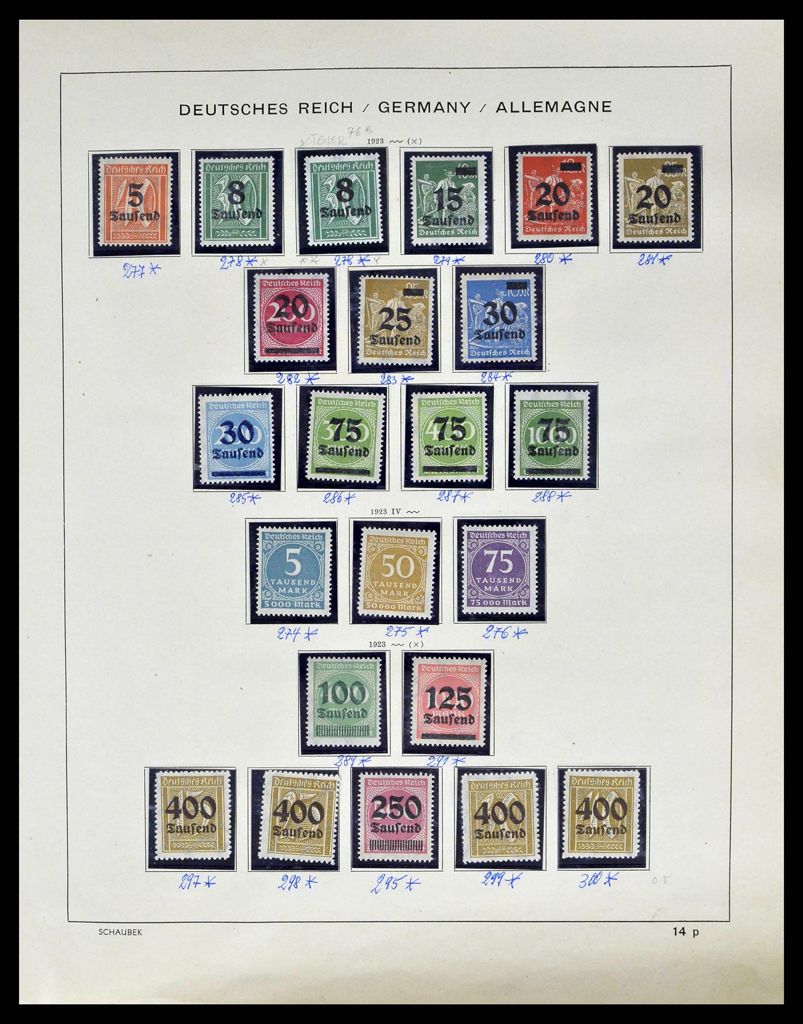 38852 0018 - Stamp collection 38852 German Reich 1872-1945.
