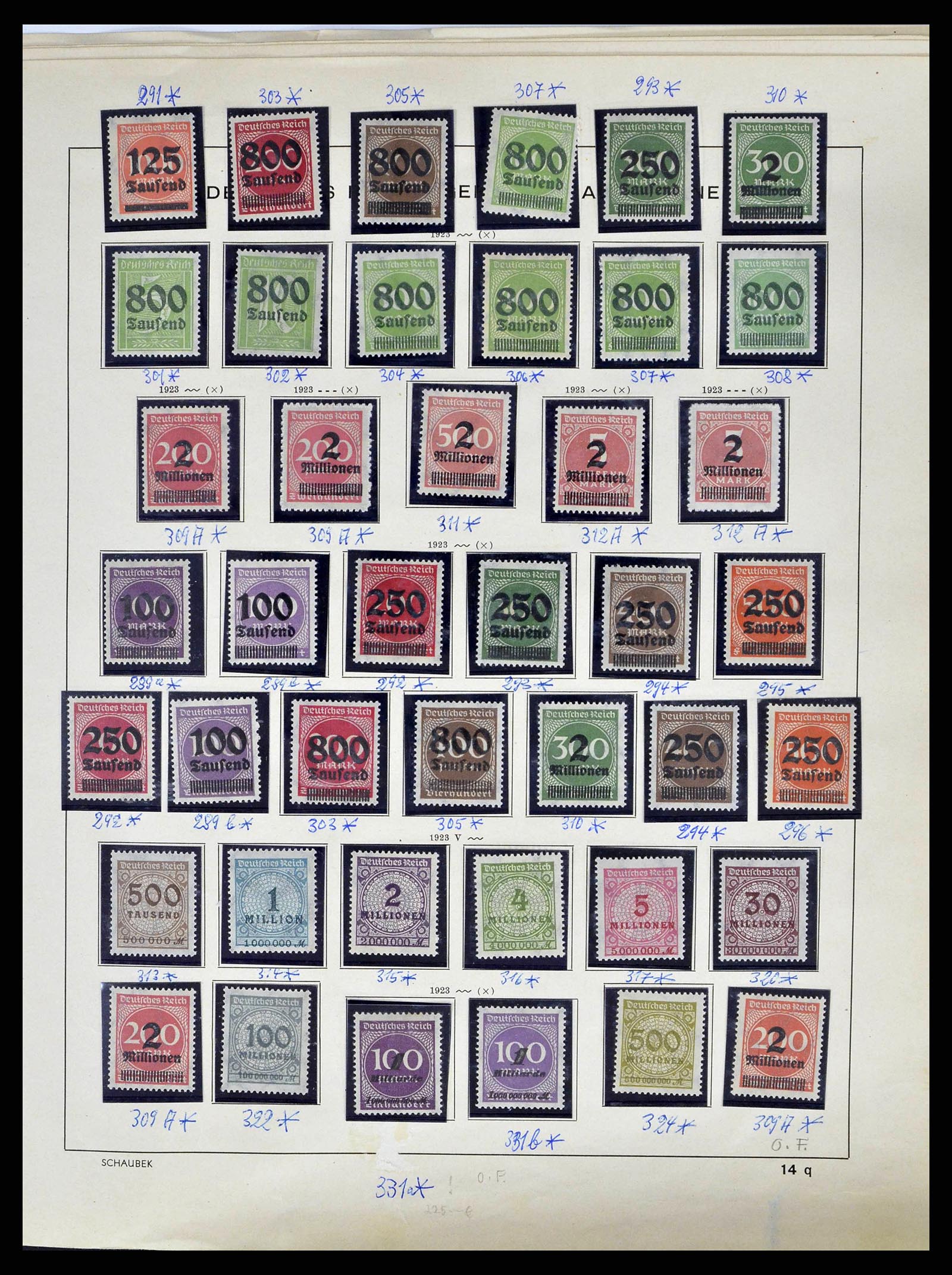38852 0019 - Stamp collection 38852 German Reich 1872-1945.