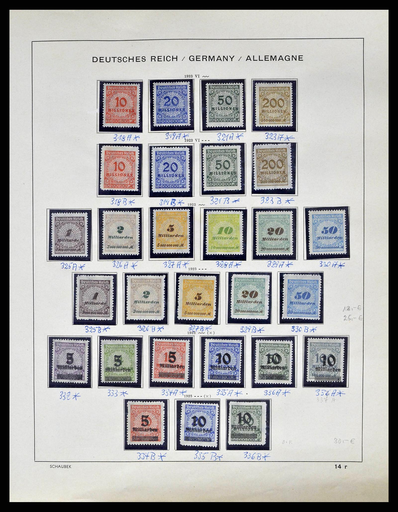 38852 0020 - Stamp collection 38852 German Reich 1872-1945.
