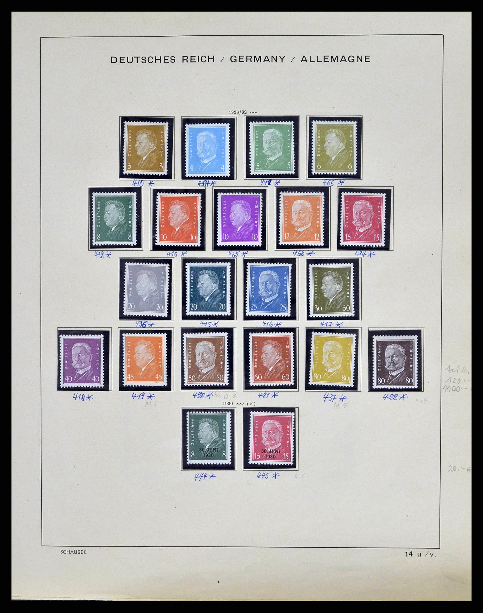 38852 0023 - Stamp collection 38852 German Reich 1872-1945.