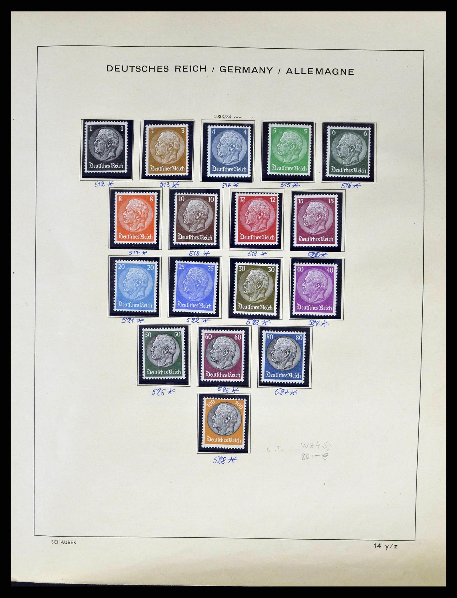 38852 0029 - Stamp collection 38852 German Reich 1872-1945.