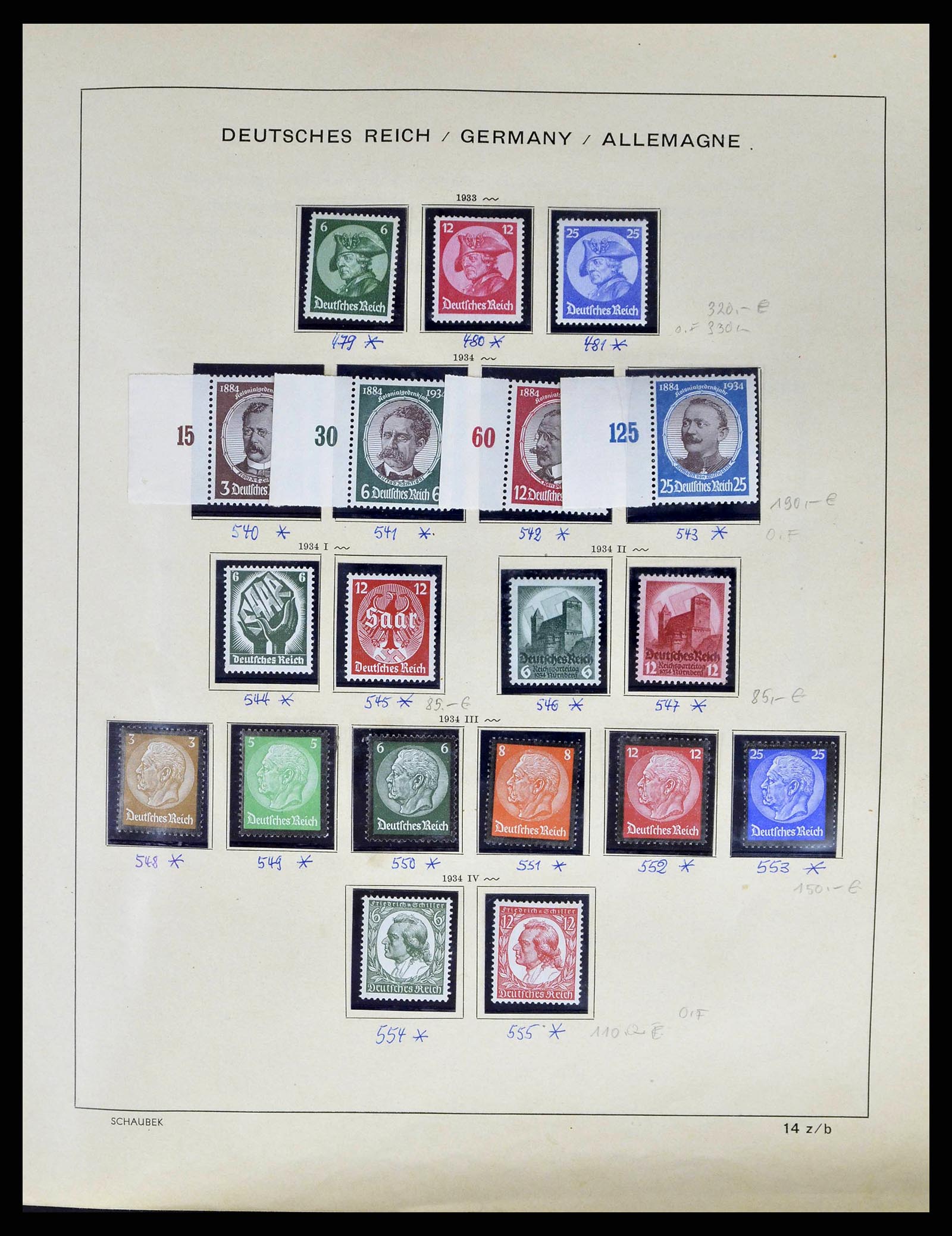 38852 0031 - Stamp collection 38852 German Reich 1872-1945.