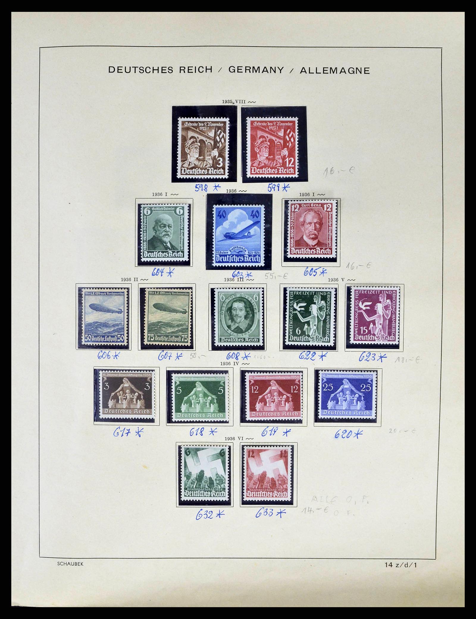 38852 0034 - Stamp collection 38852 German Reich 1872-1945.