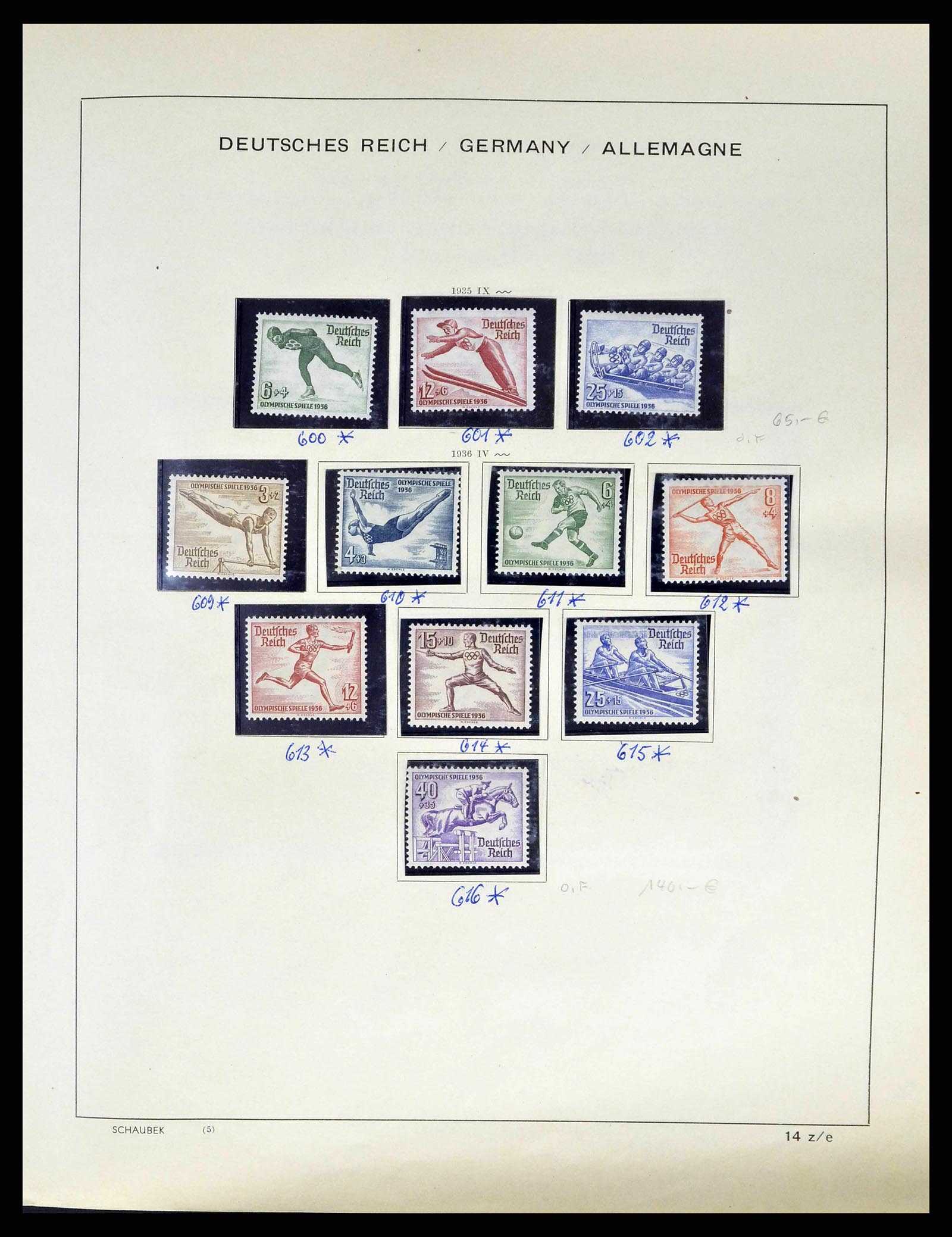 38852 0035 - Postzegelverzameling 38852 Duitse Rijk 1872-1945.
