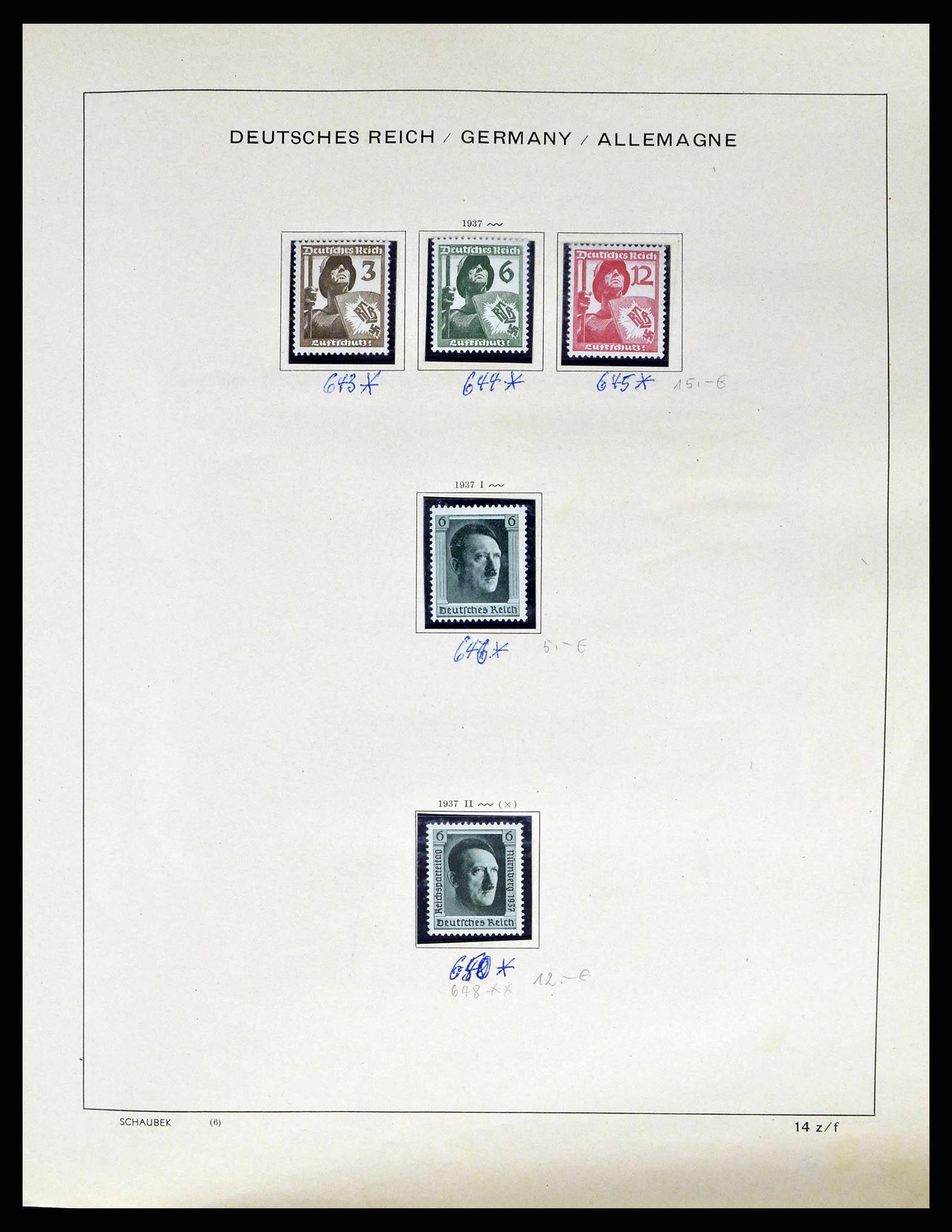 38852 0039 - Stamp collection 38852 German Reich 1872-1945.
