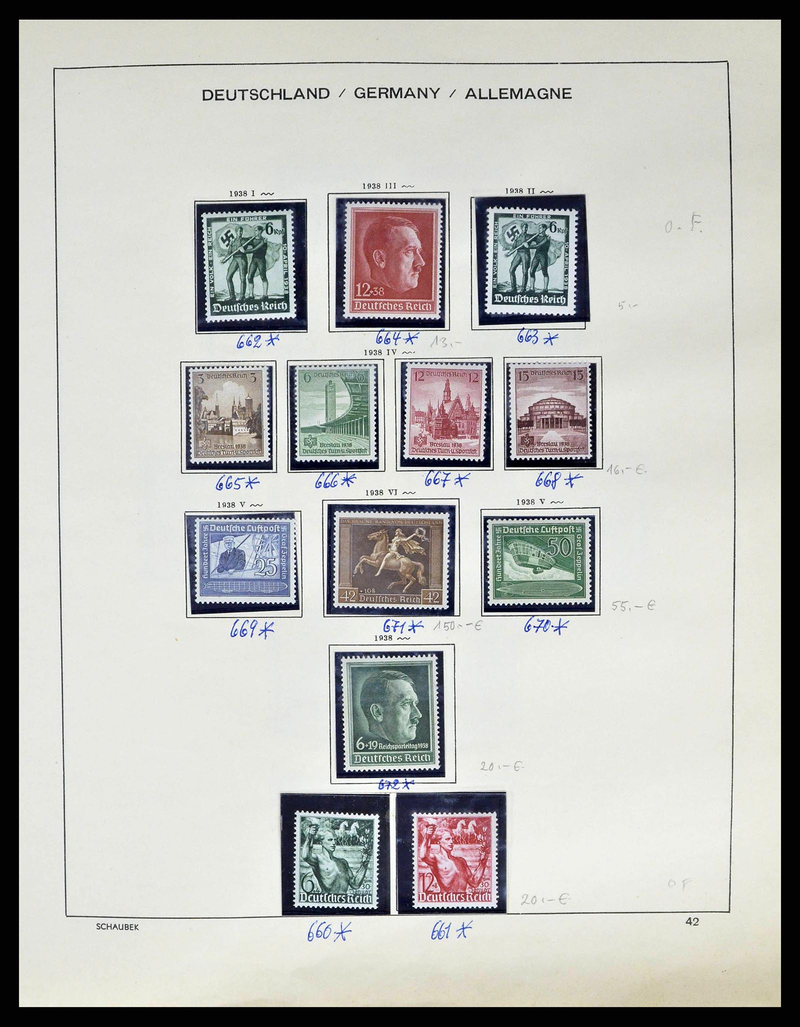 38852 0045 - Postzegelverzameling 38852 Duitse Rijk 1872-1945.