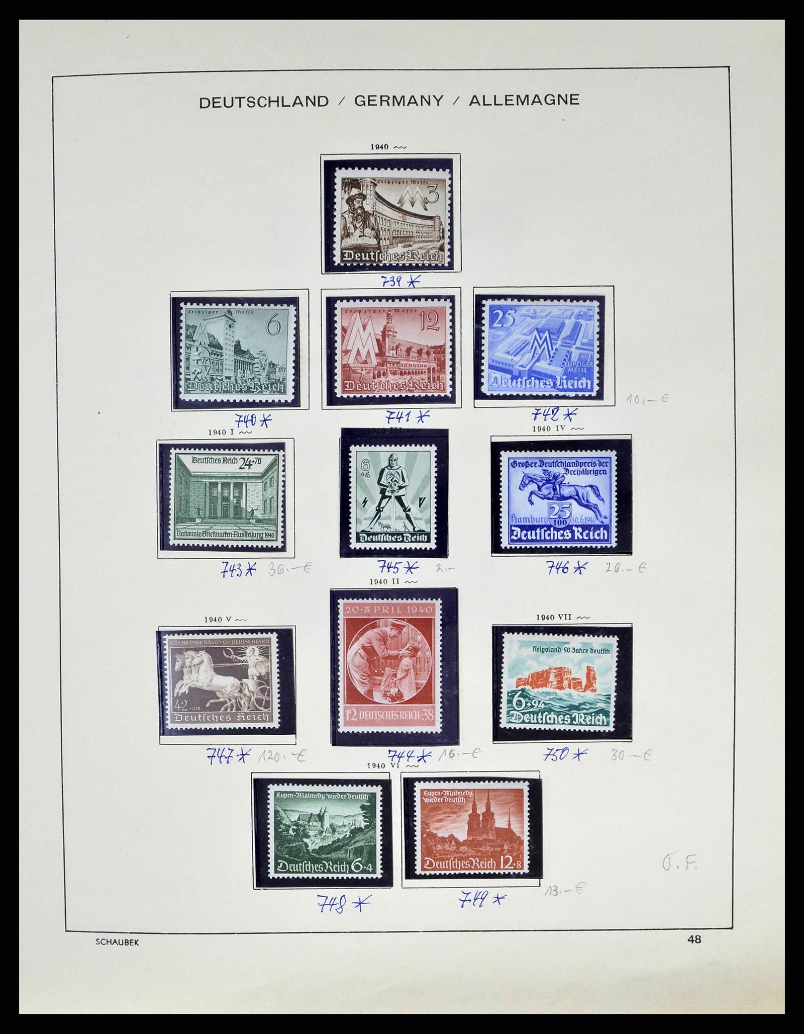 38852 0051 - Stamp collection 38852 German Reich 1872-1945.