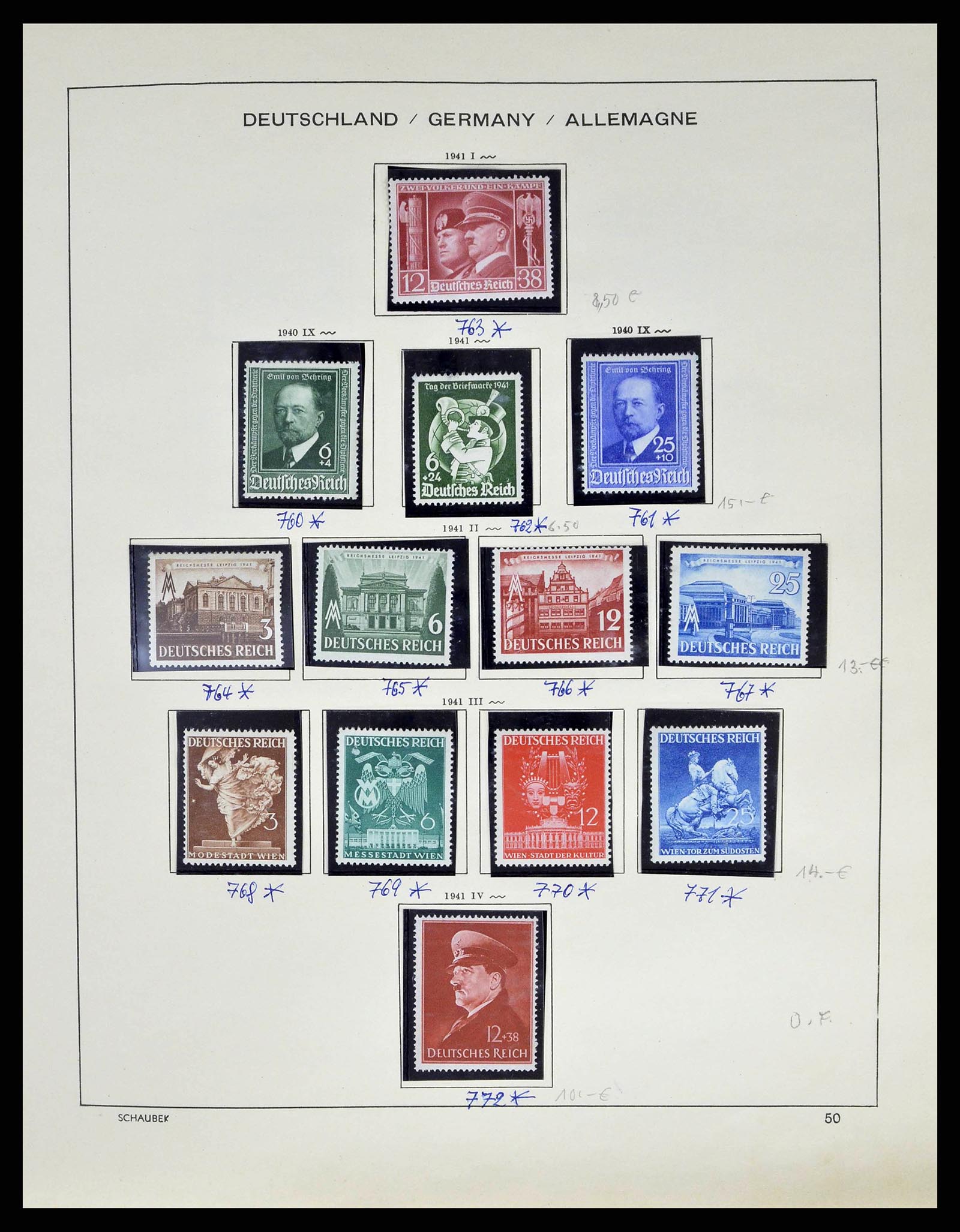 38852 0053 - Stamp collection 38852 German Reich 1872-1945.