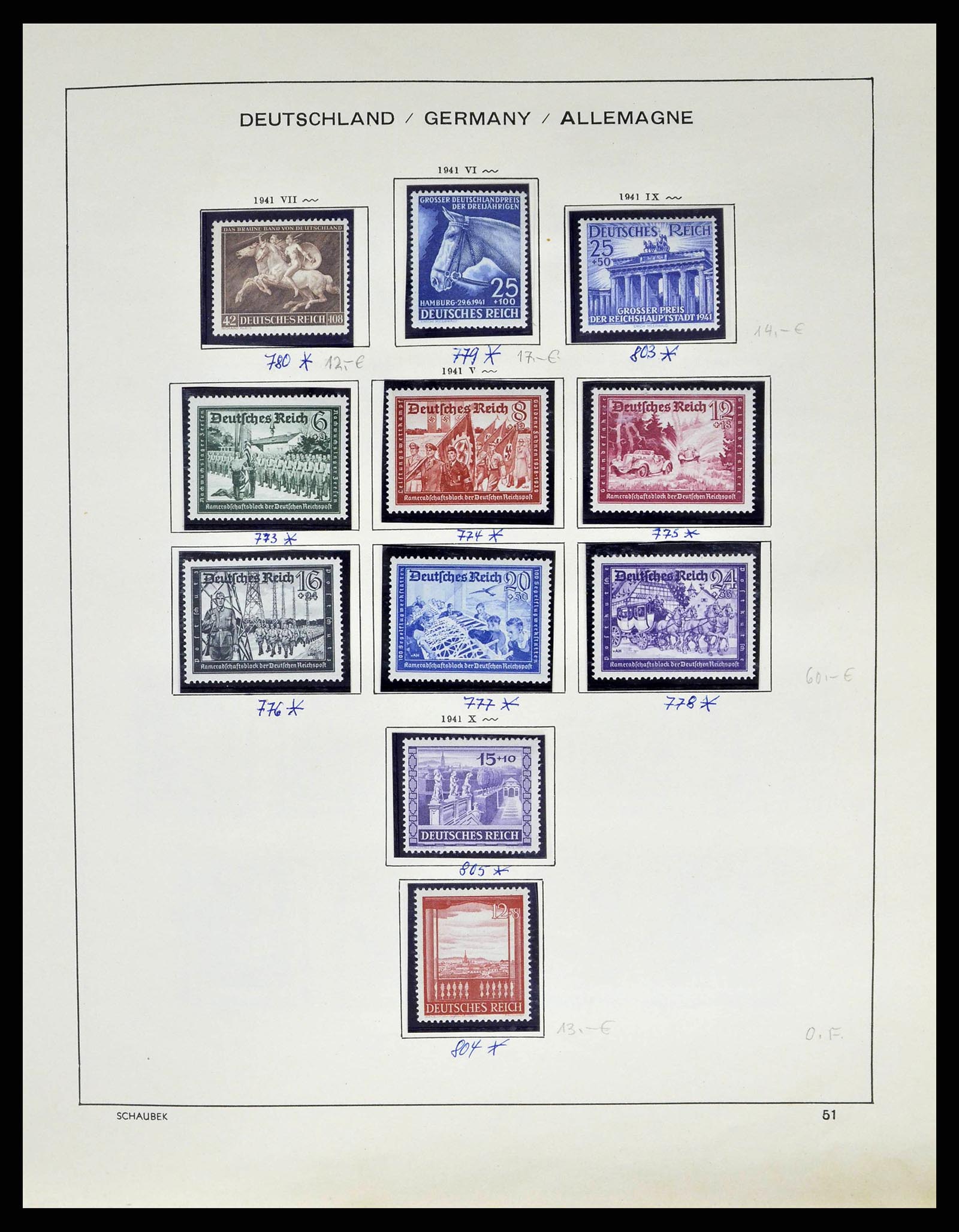 38852 0054 - Stamp collection 38852 German Reich 1872-1945.