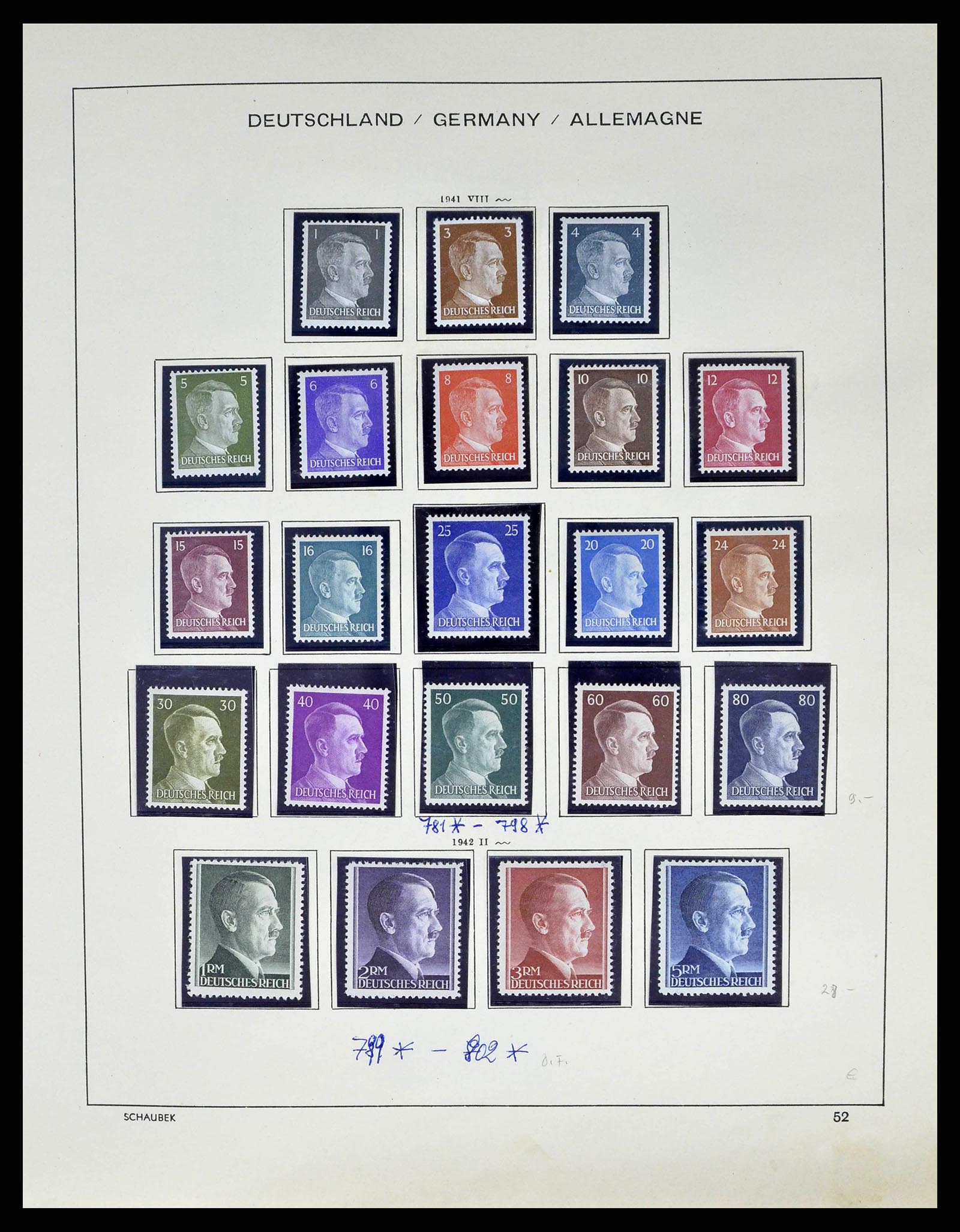 38852 0055 - Stamp collection 38852 German Reich 1872-1945.