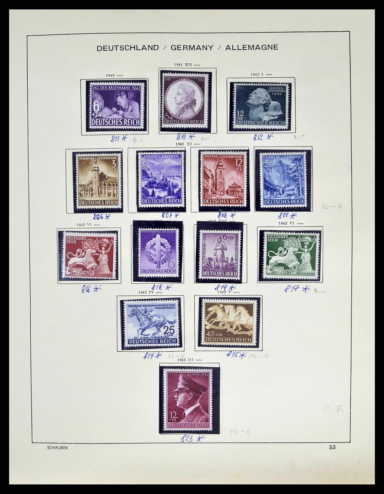38852 0056 - Stamp collection 38852 German Reich 1872-1945.