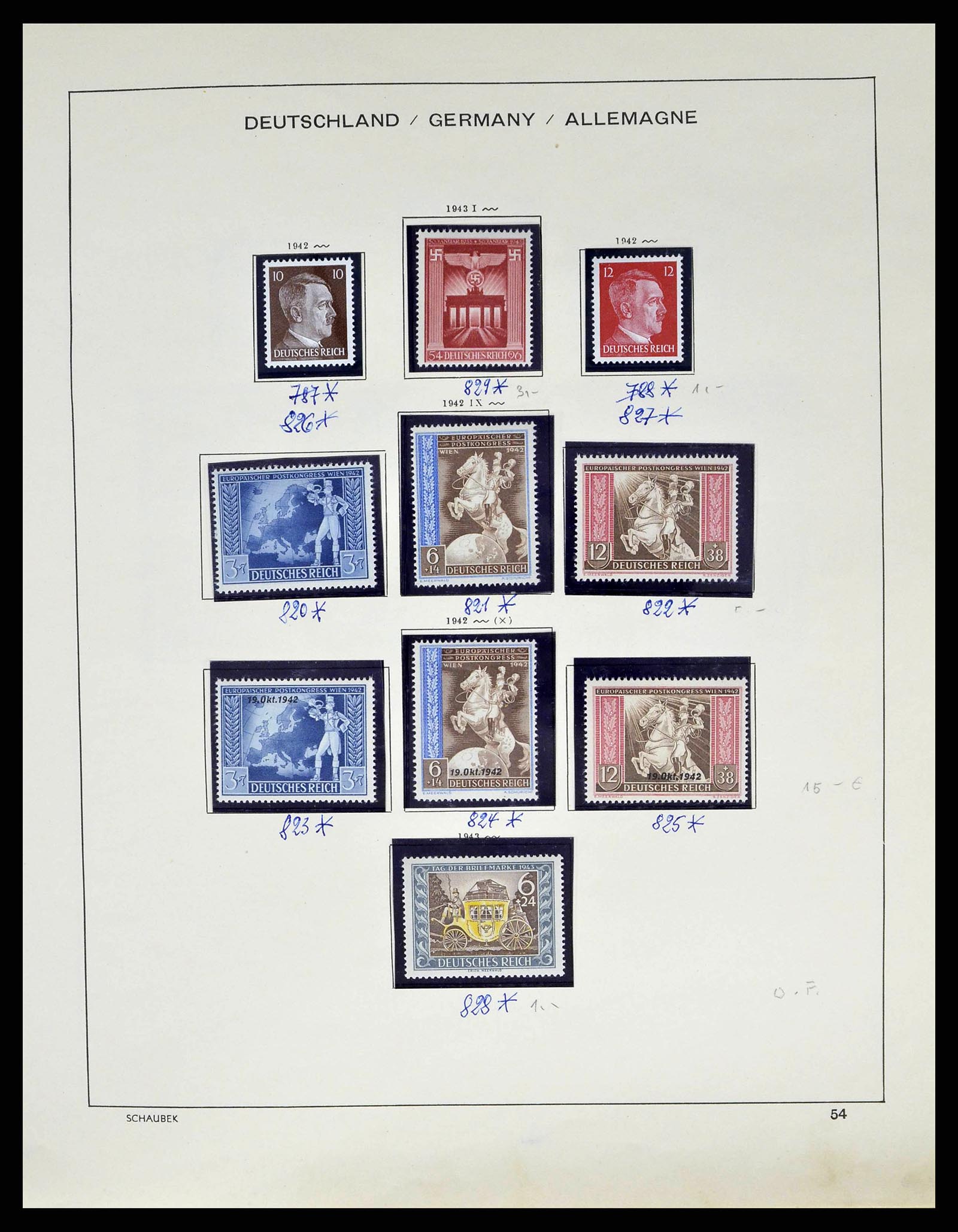 38852 0057 - Postzegelverzameling 38852 Duitse Rijk 1872-1945.