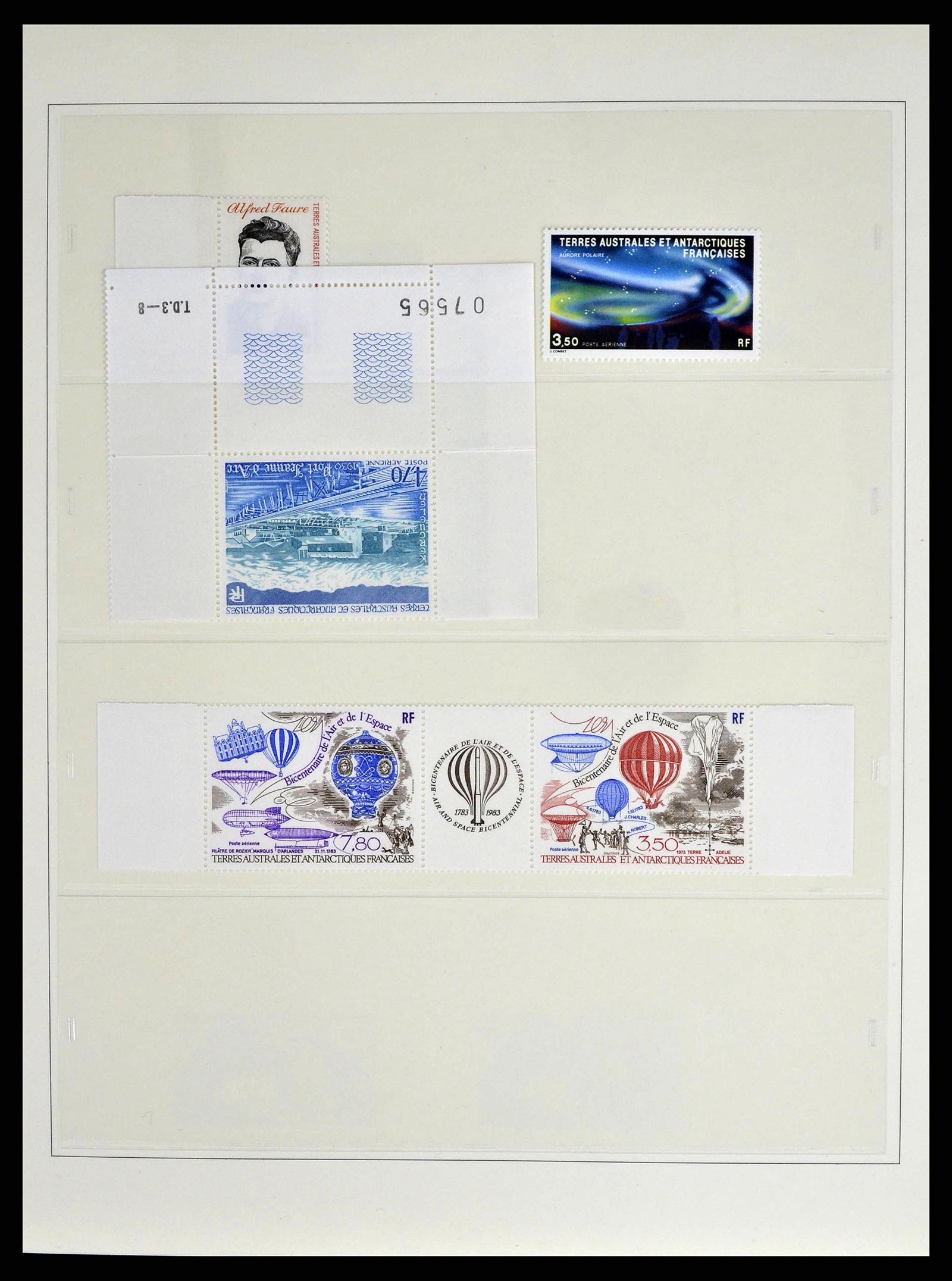 38854 0004 - Postzegelverzameling 38854 Frans Antarctica 1981-1995.