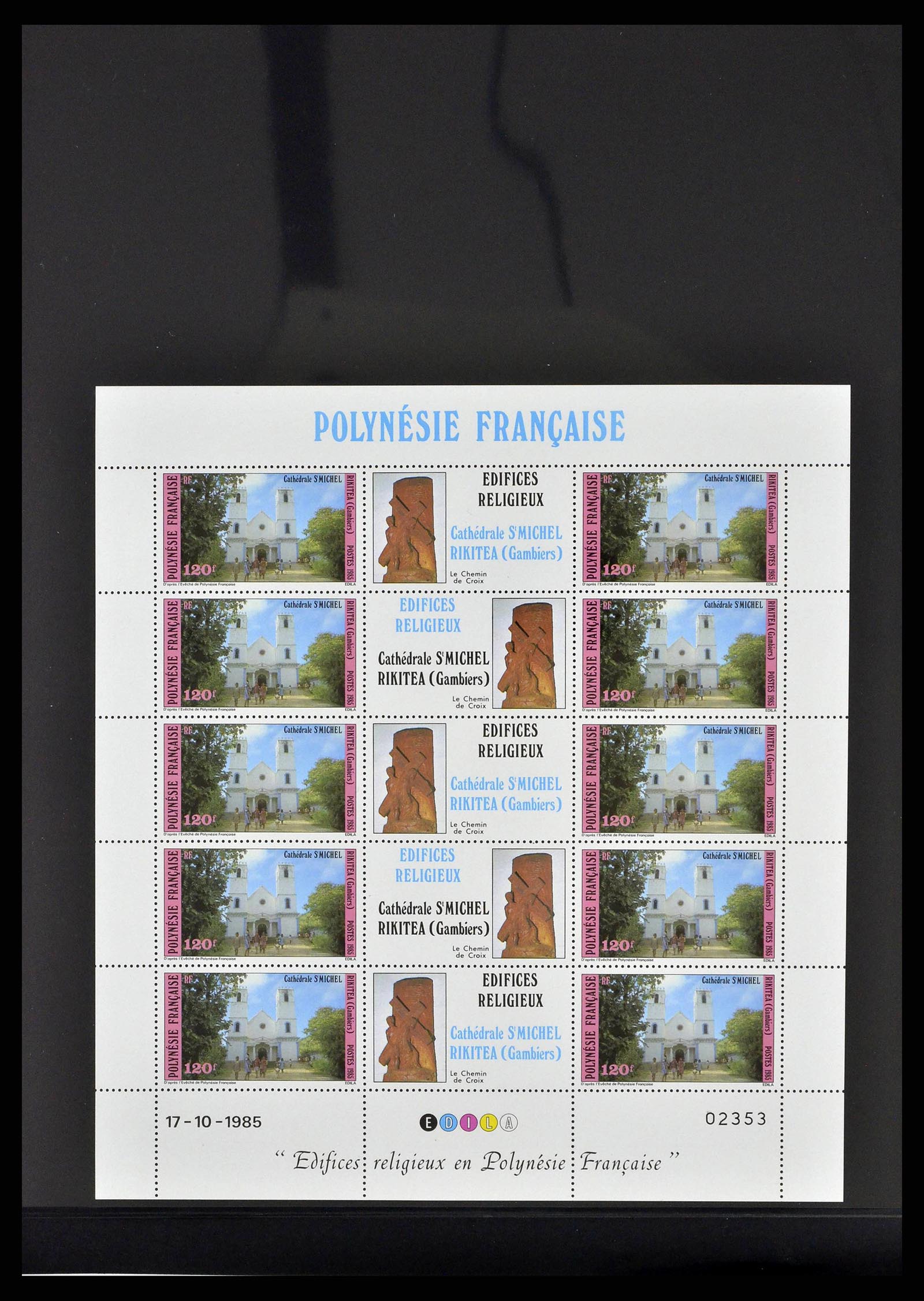 38854 0016 - Postzegelverzameling 38854 Frans Antarctica 1981-1995.