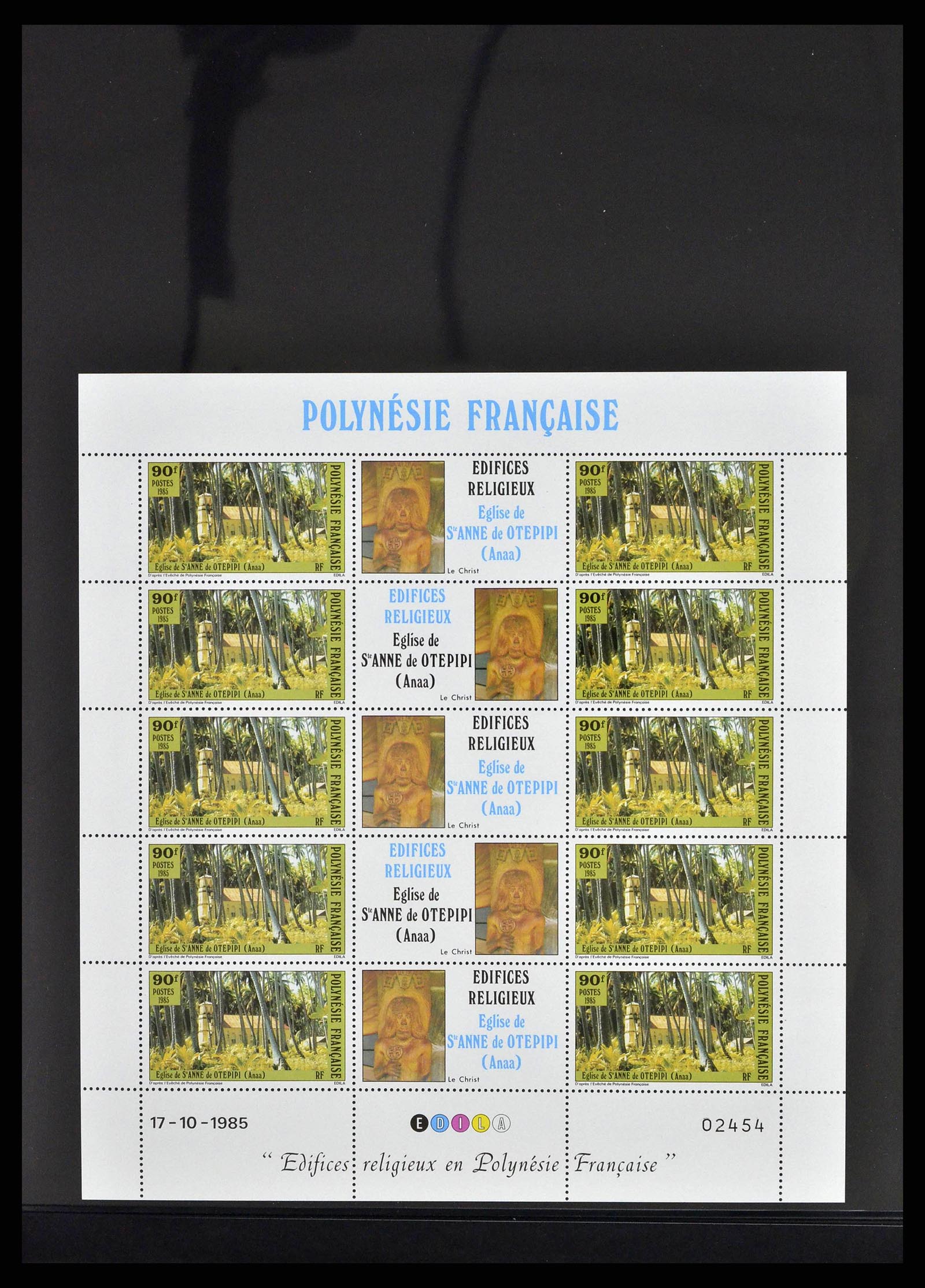 38854 0017 - Postzegelverzameling 38854 Frans Antarctica 1981-1995.