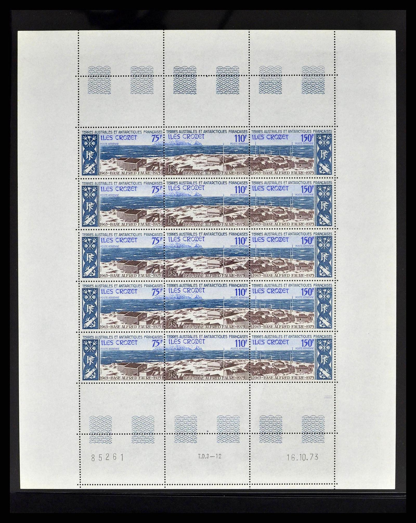 38854 0021 - Postzegelverzameling 38854 Frans Antarctica 1981-1995.