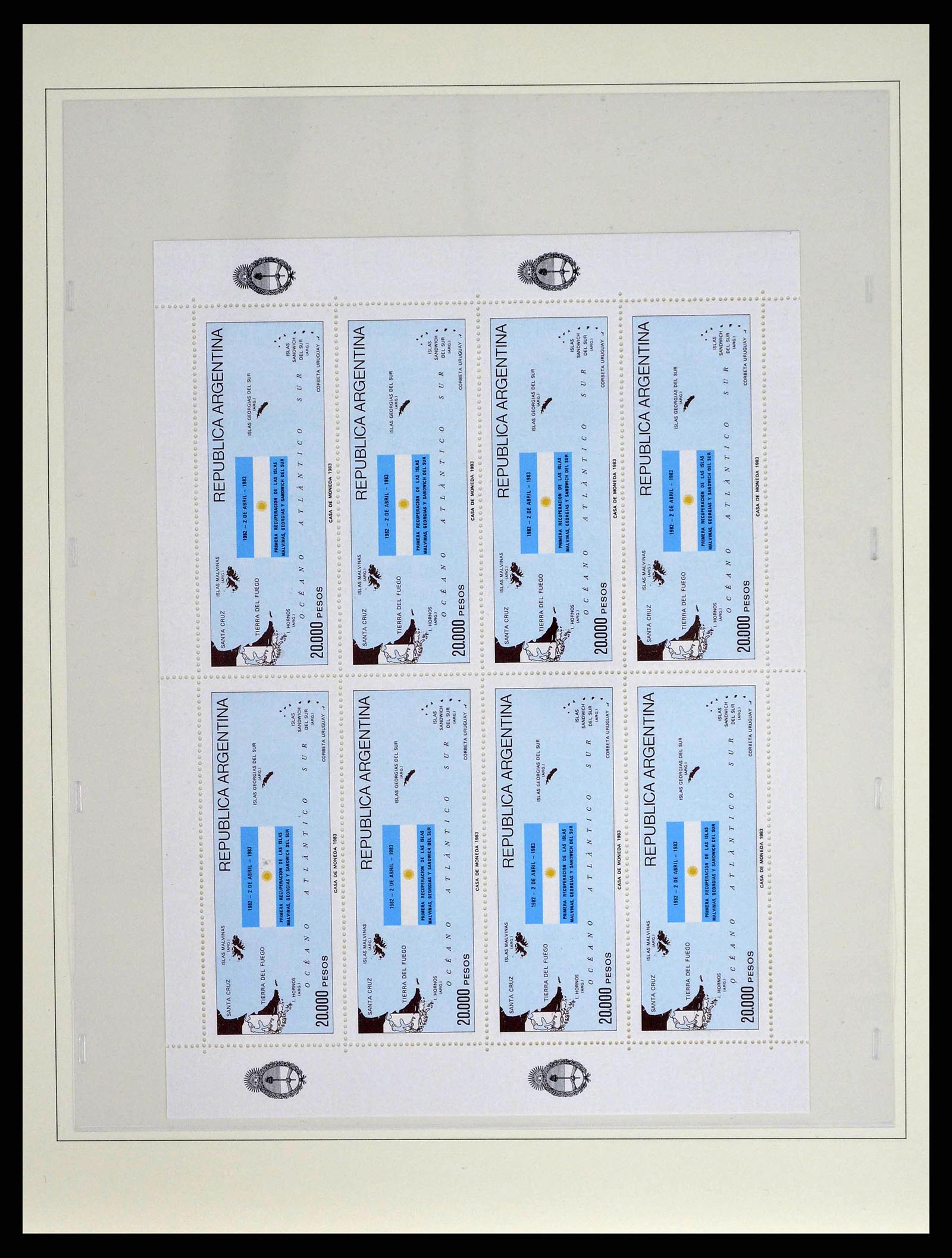 38854 0032 - Postzegelverzameling 38854 Frans Antarctica 1981-1995.