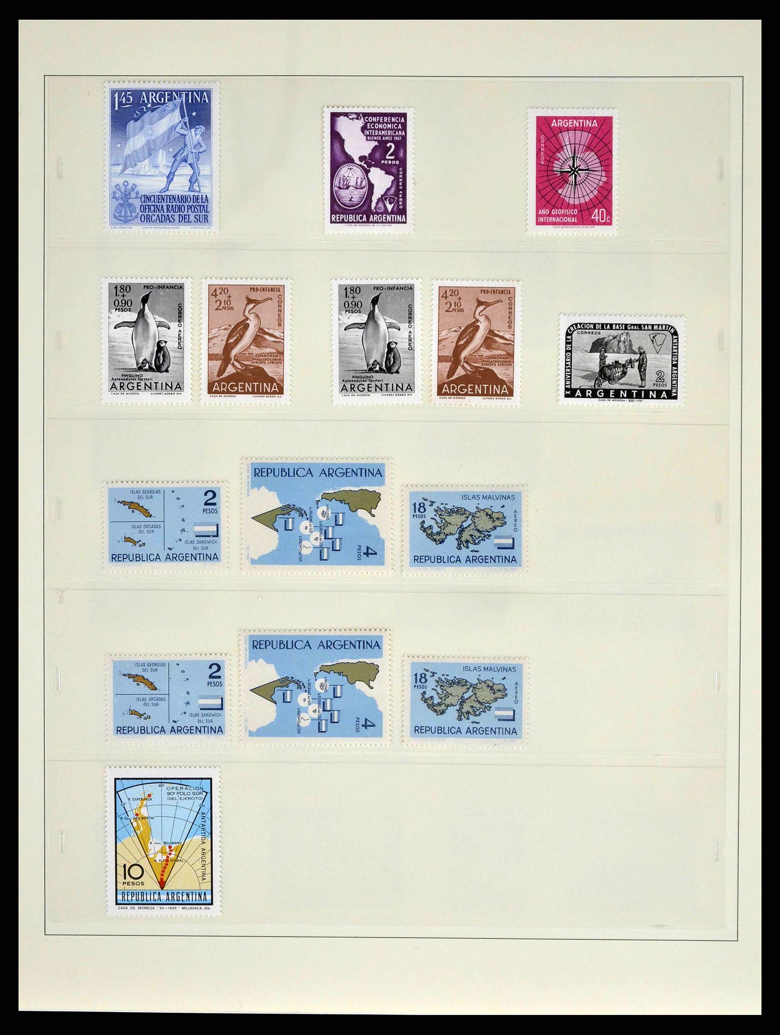 38854 0037 - Postzegelverzameling 38854 Frans Antarctica 1981-1995.