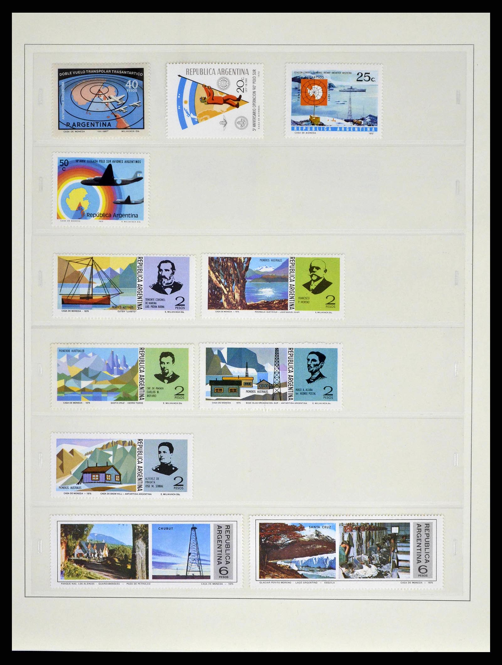 38854 0039 - Postzegelverzameling 38854 Frans Antarctica 1981-1995.