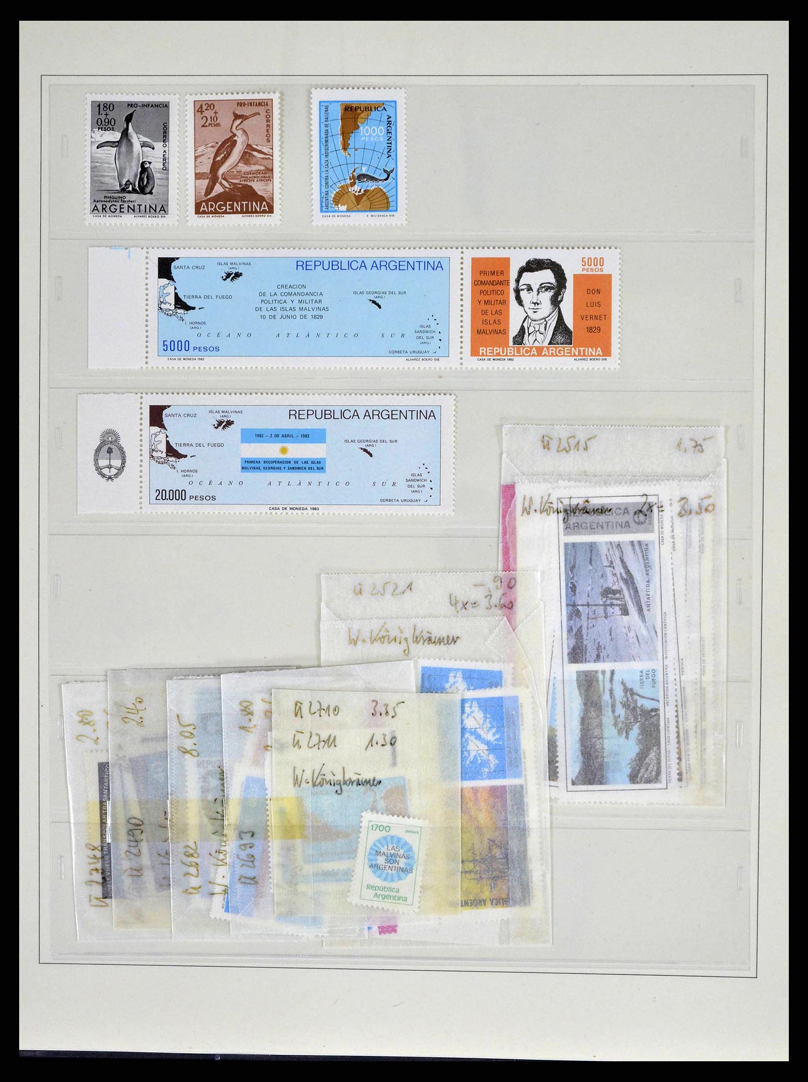38854 0041 - Postzegelverzameling 38854 Frans Antarctica 1981-1995.