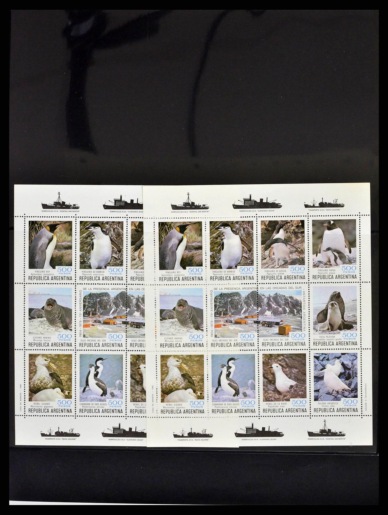 38854 0044 - Postzegelverzameling 38854 Frans Antarctica 1981-1995.