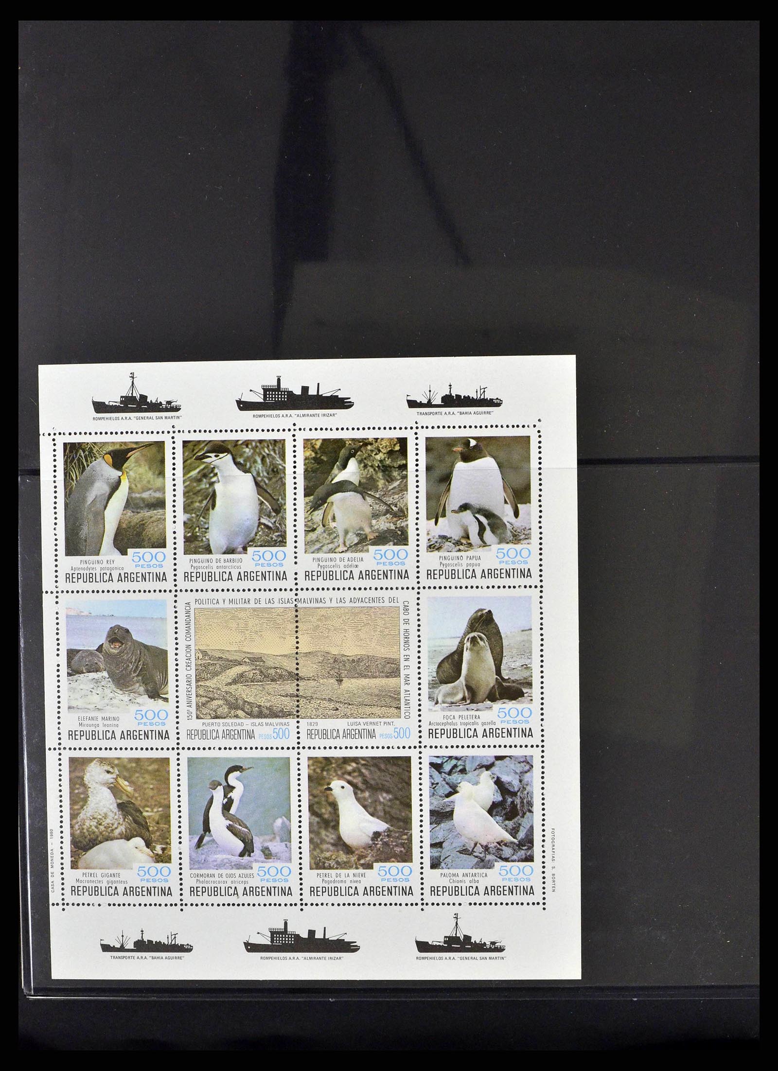 38854 0045 - Postzegelverzameling 38854 Frans Antarctica 1981-1995.