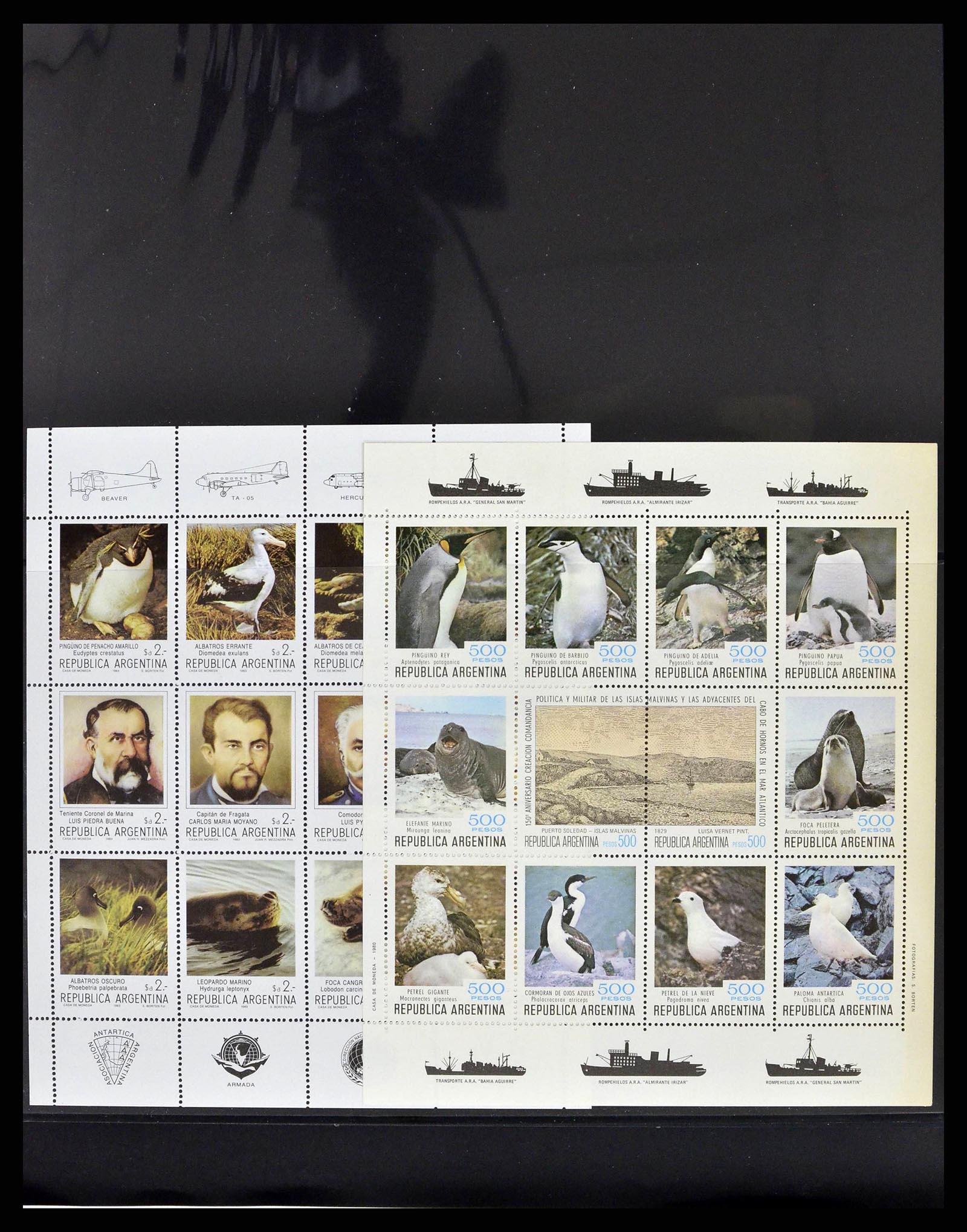 38854 0047 - Postzegelverzameling 38854 Frans Antarctica 1981-1995.