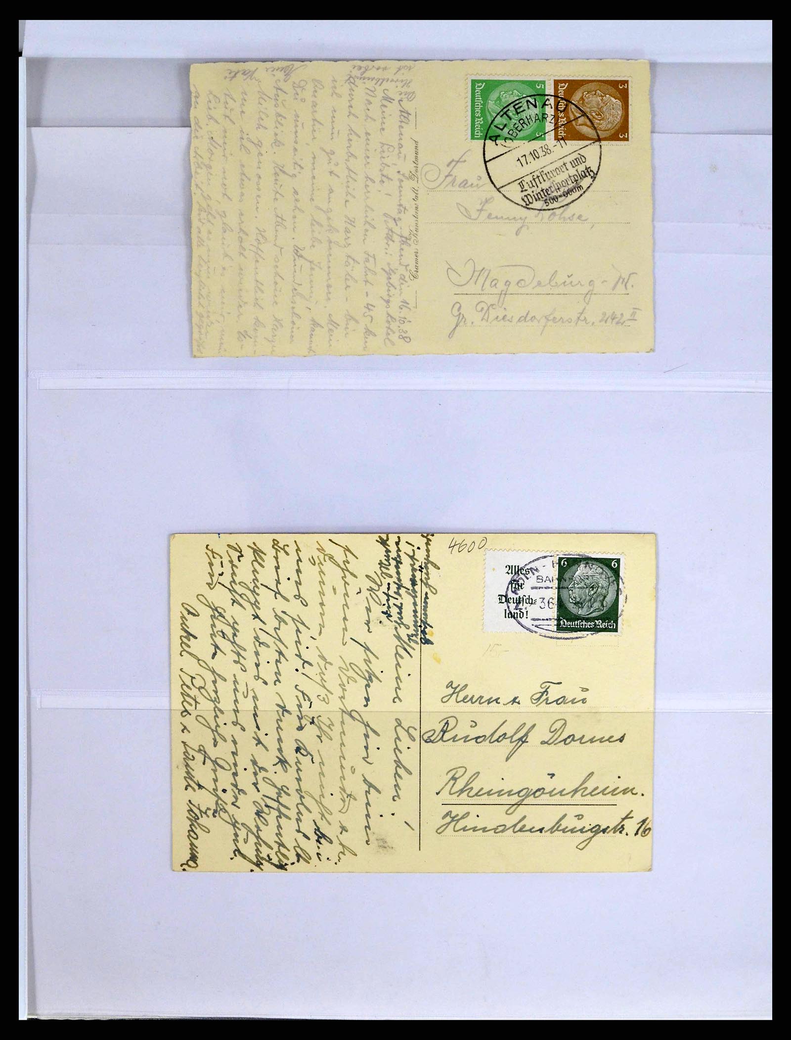 38857 0015 - Postzegelverzameling 38857 Duitse Rijk combinaties 1913-1941.