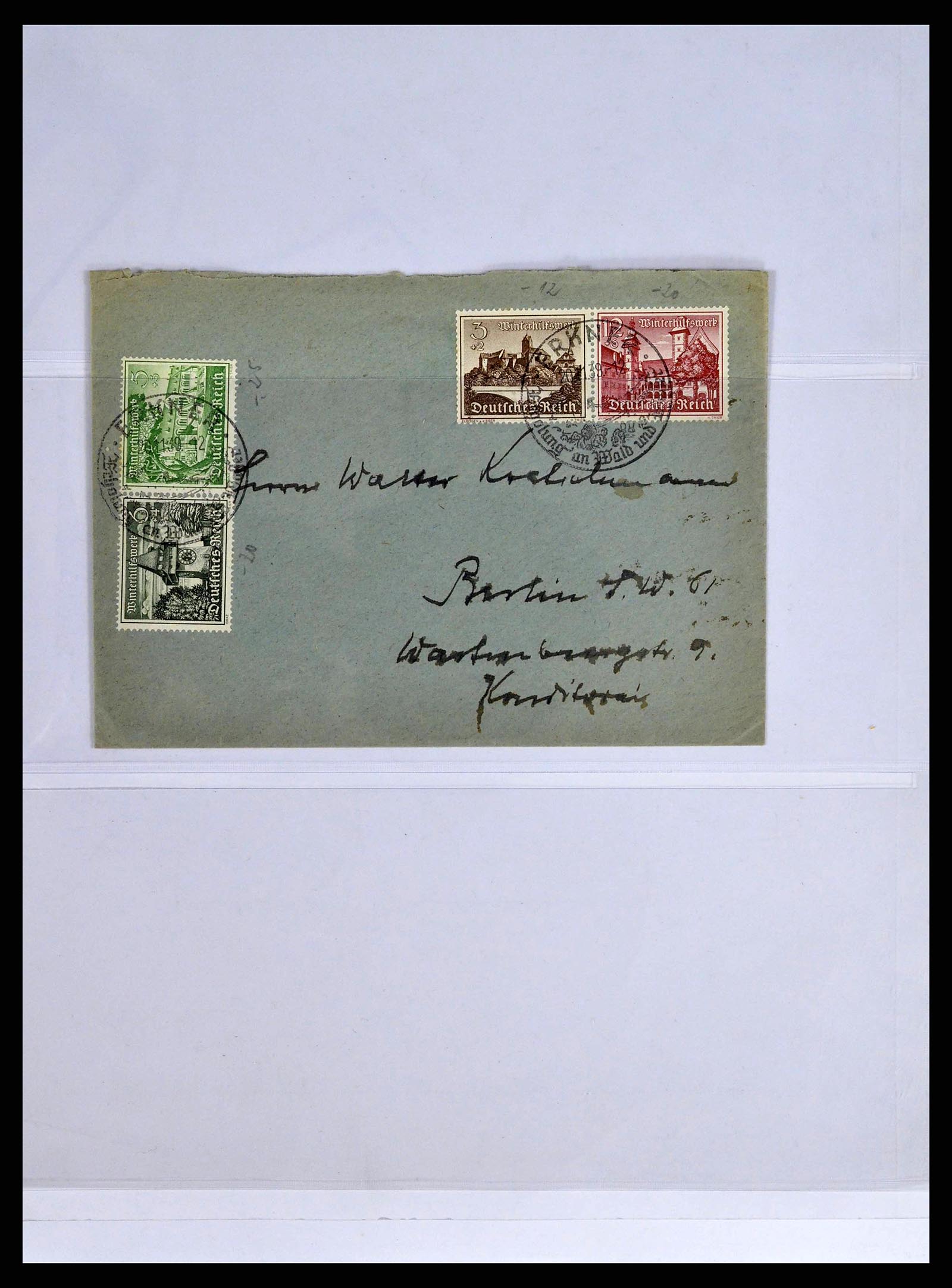 38857 0039 - Stamp collection 38857 German Reich combinations 1913-1941.