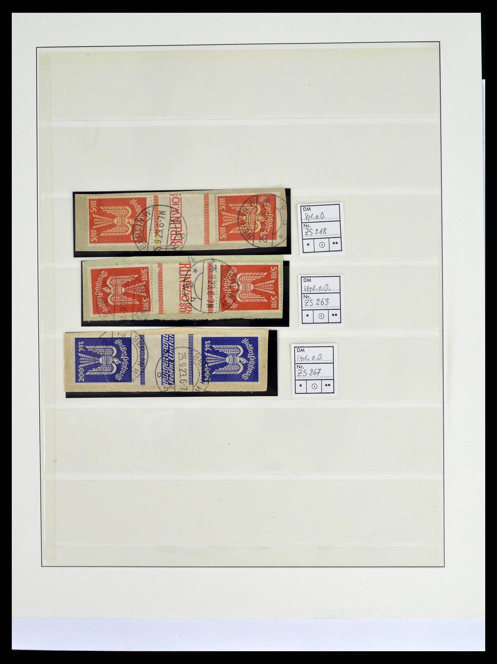 38857 0047 - Stamp collection 38857 German Reich combinations 1913-1941.