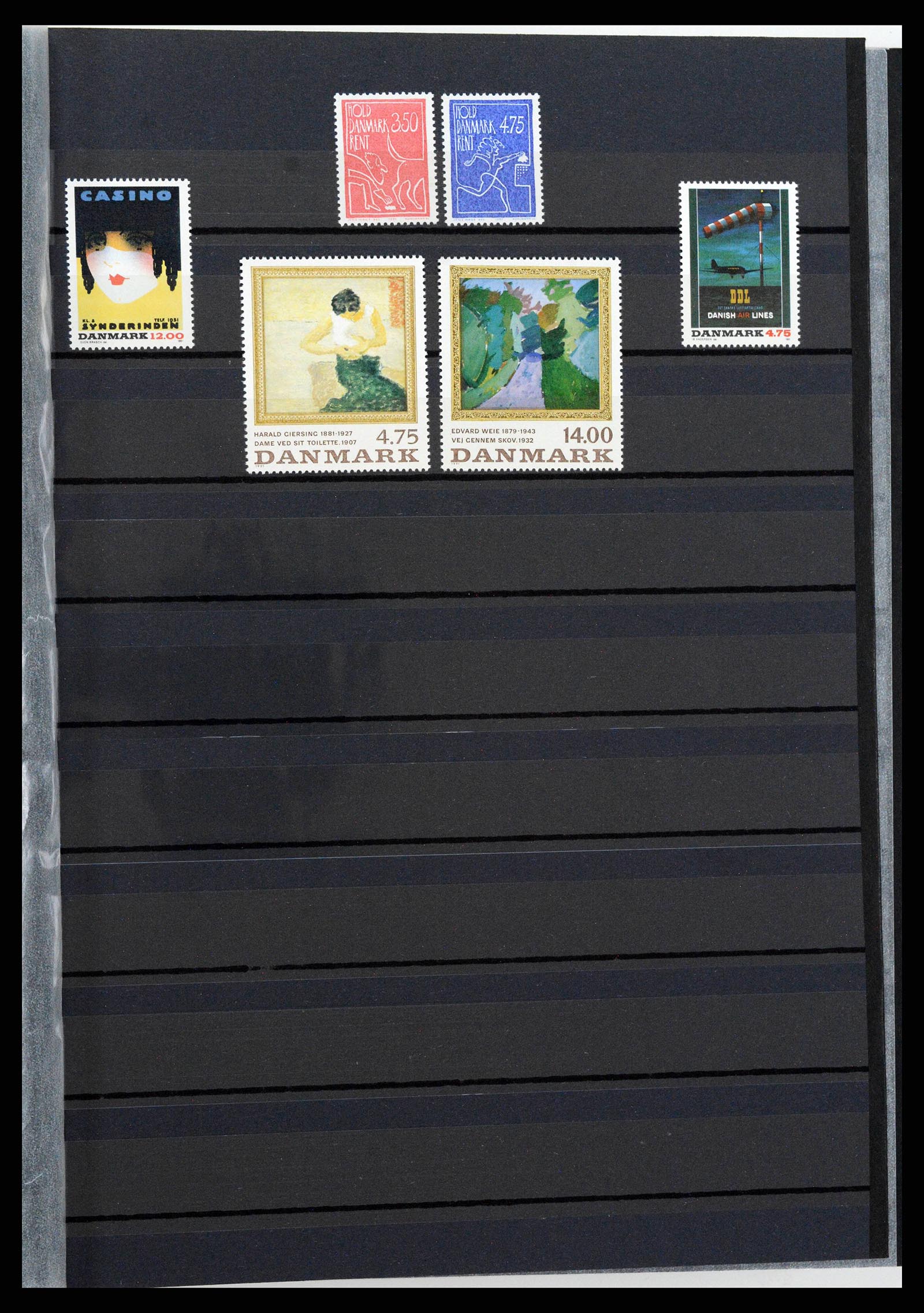 38858 0017 - Postzegelverzameling 38858 Denemarken 1976-2014.