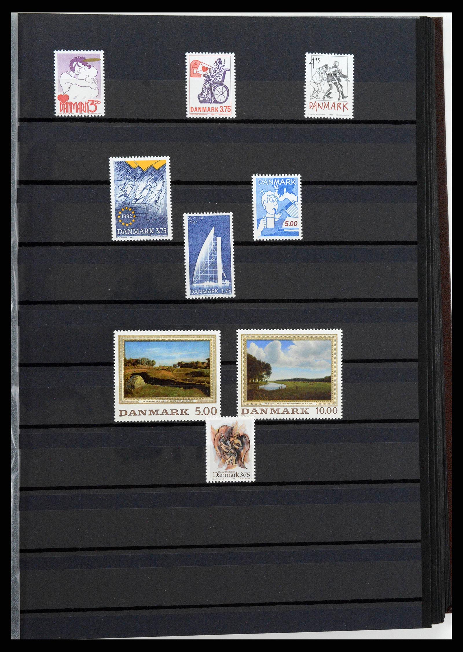 38858 0019 - Postzegelverzameling 38858 Denemarken 1976-2014.