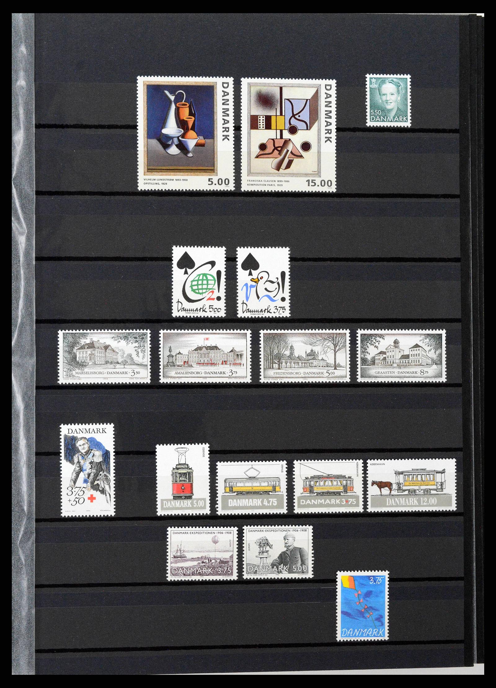 38858 0023 - Postzegelverzameling 38858 Denemarken 1976-2014.