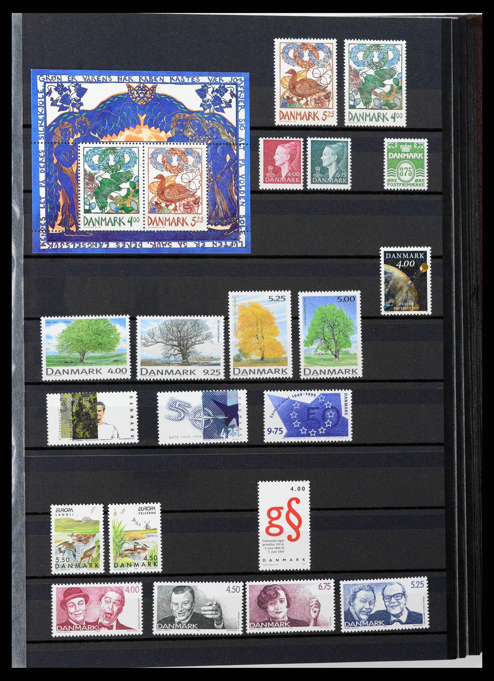 38858 0033 - Postzegelverzameling 38858 Denemarken 1976-2014.