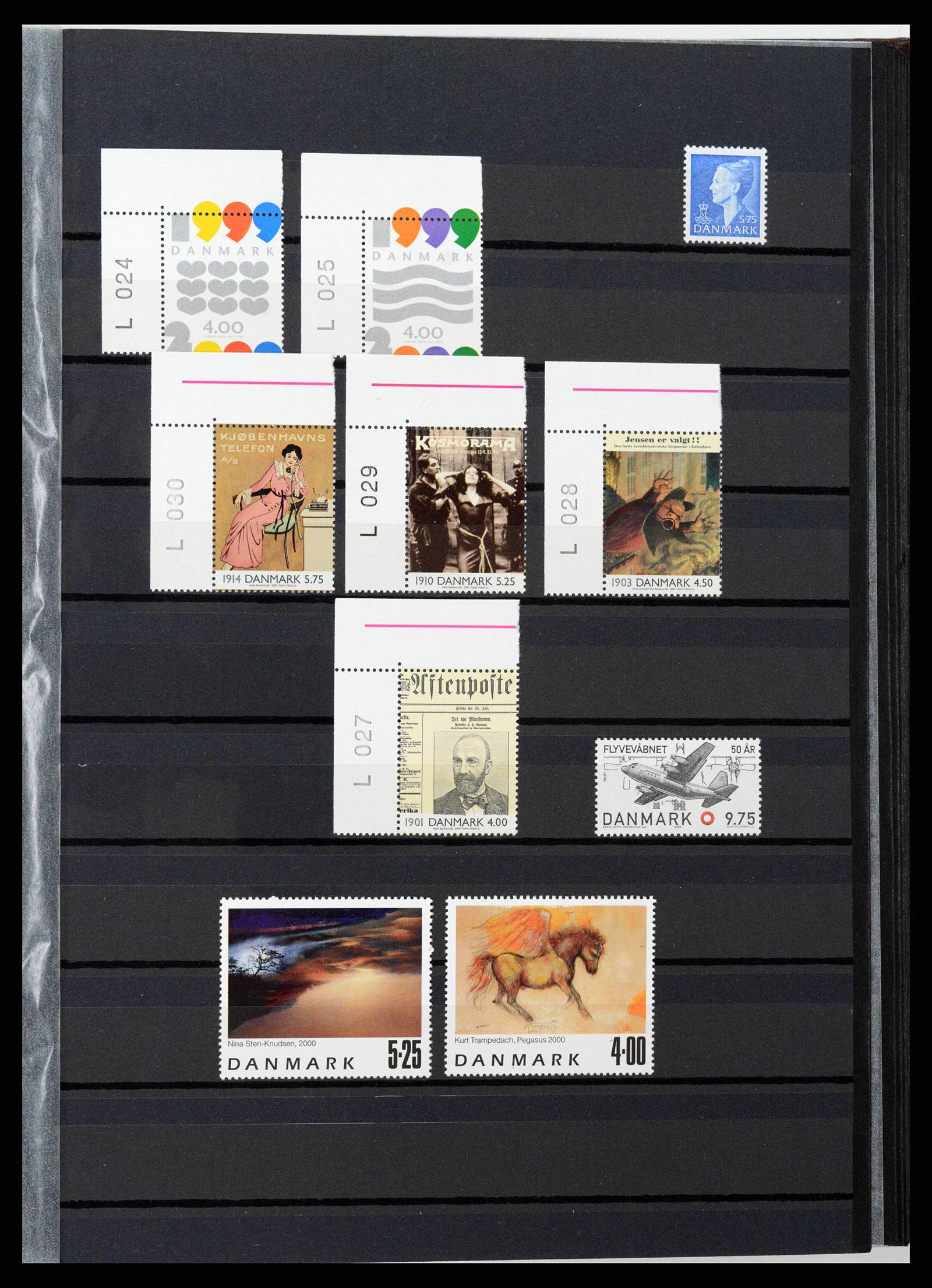 38858 0035 - Postzegelverzameling 38858 Denemarken 1976-2014.