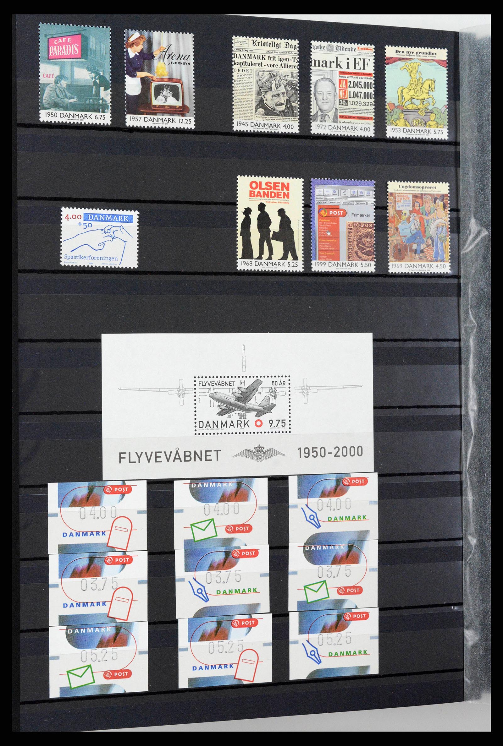 38858 0036 - Postzegelverzameling 38858 Denemarken 1976-2014.
